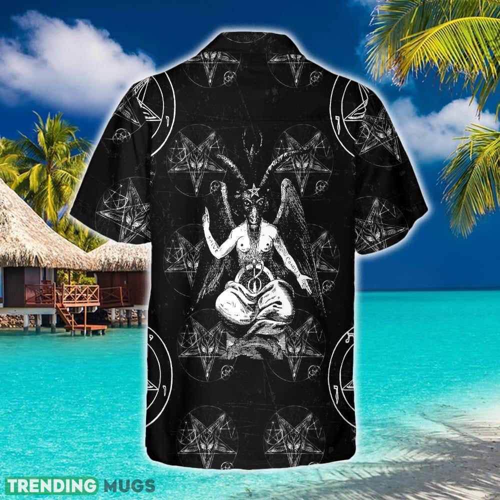 Goat Satan Hawaiian Shirt Aloha Summer For Men And Women Gift Hawaiian Shirt Goat Satan Hawaiian Shirt Aloha Summer For Men And Women Gift Hawaiian Shirt