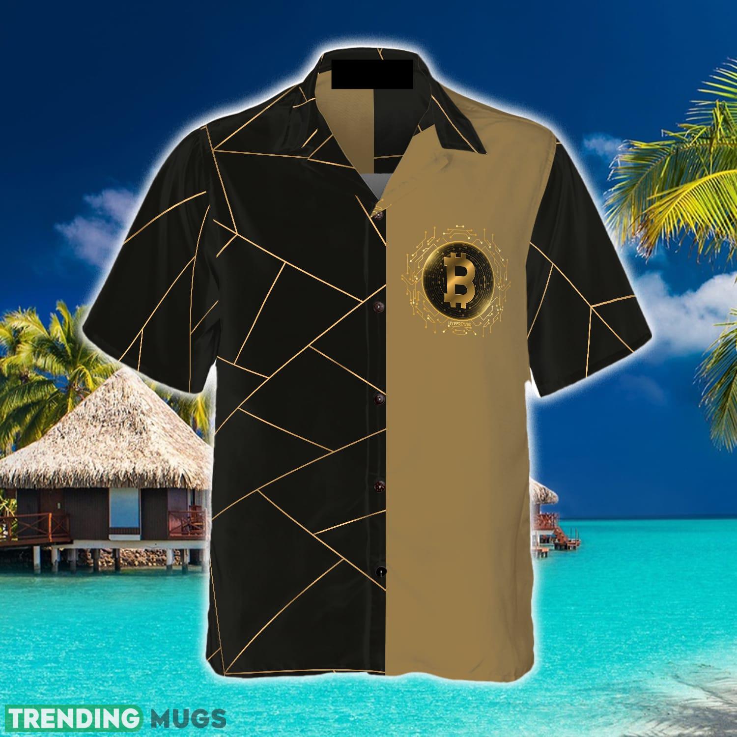 Golden Bitcoin Cryptocurrency Hawaiian Shirt Aloha Summer For Men And Women Gift Hawaiian Shirt Golden Bitcoin Cryptocurrency Hawaiian Shirt Aloha Summer For Men And Women Gift Hawaiian Shirt