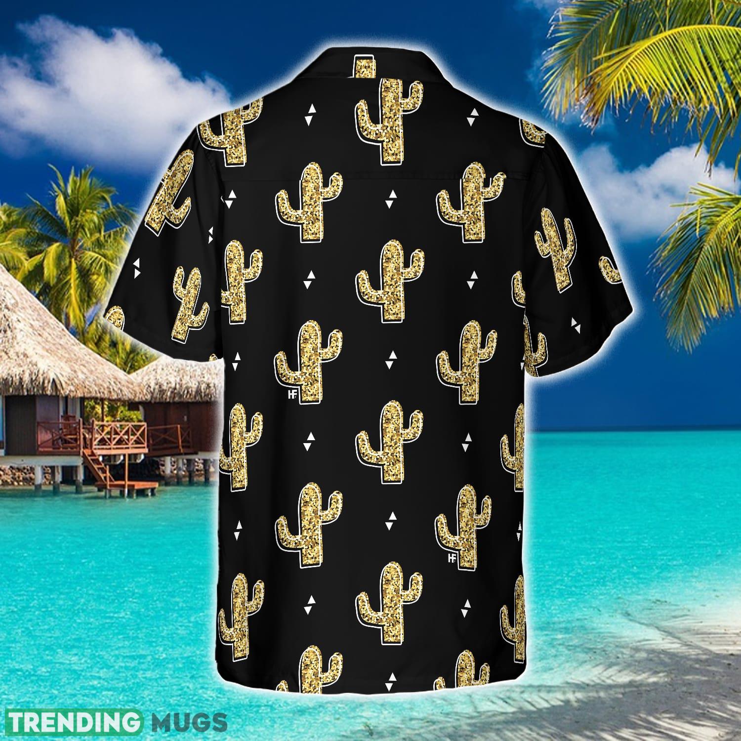 Golden Cactuses Hawaiian Shirt Aloha Summer For Men And Women Gift Hawaiian Shirt Golden Cactuses Hawaiian Shirt Aloha Summer For Men And Women Gift Hawaiian Shirt