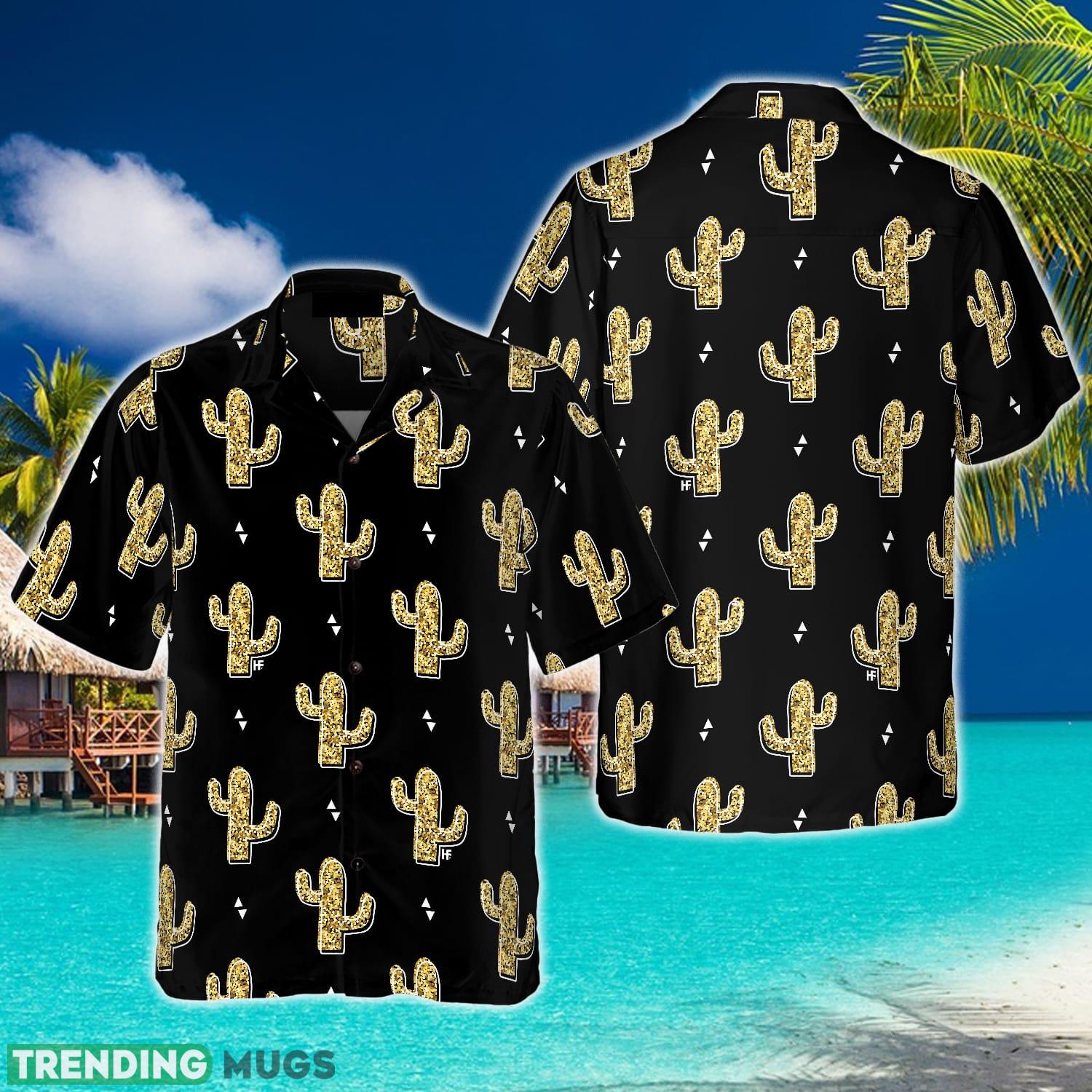 Golden Cactuses Hawaiian Shirt Aloha Summer For Men And Women Gift - Golden Cactuses Hawaiian Shirt_1 Golden Cactuses Hawaiian Shirt Aloha Summer For Men And Women Gift - Golden Cactuses Hawaiian Shirt_1