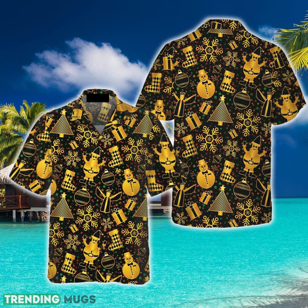 Golden Christmas Elements Hawaiian Shirt Aloha Summer For Men And Women Gift - Golden Christmas Elements Hawaiian Shirt, Funny Christmas Shirt For Men, Best Xmas Gift Idea_1 Golden Christmas Elements Hawaiian Shirt Aloha Summer For Men And Women Gift - Golden Christmas Elements Hawaiian Shirt, Funny Christmas Shirt For Men, Best Xmas Gift Idea_1