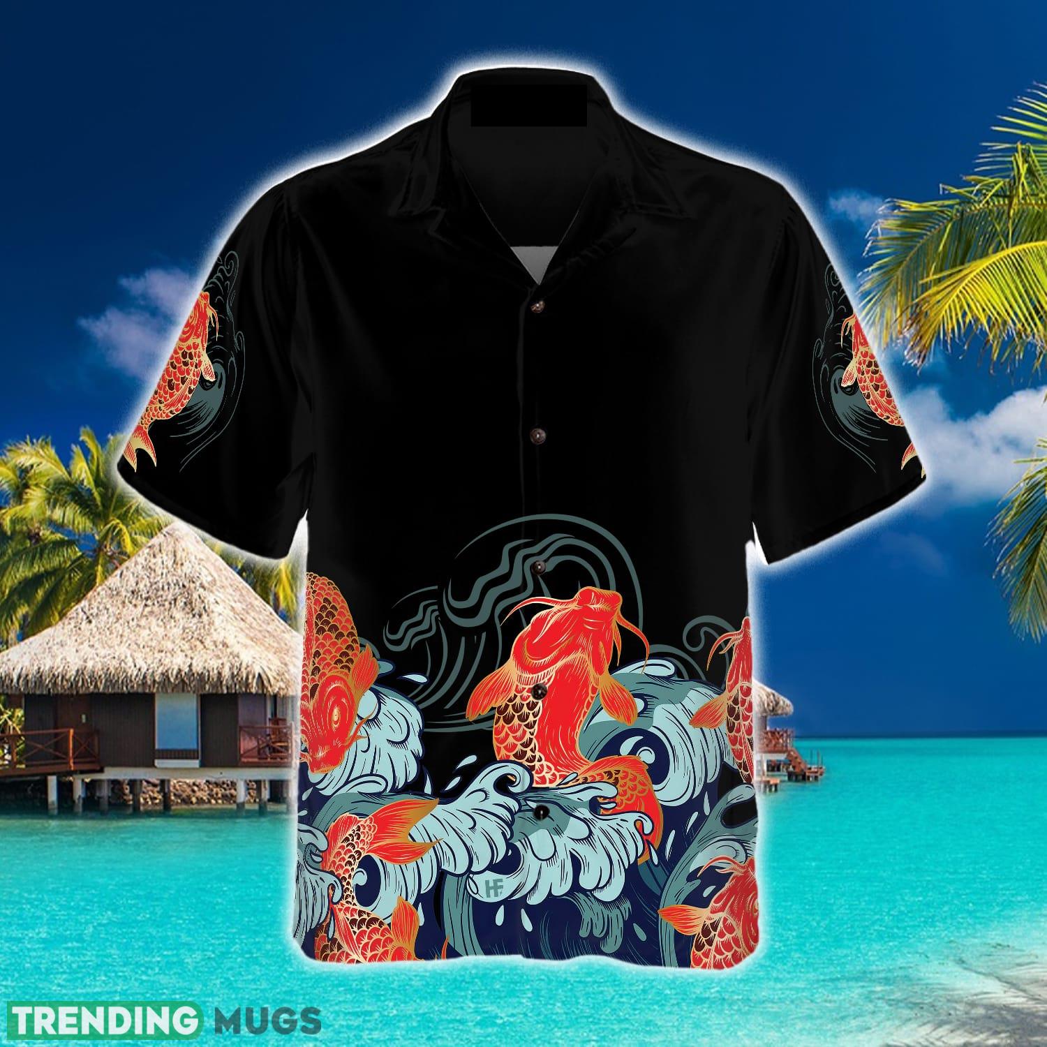 Golden Koi Fish Hawaiian Shirt Aloha Summer For Men And Women Gift Hawaiian Shirt Golden Koi Fish Hawaiian Shirt Aloha Summer For Men And Women Gift Hawaiian Shirt