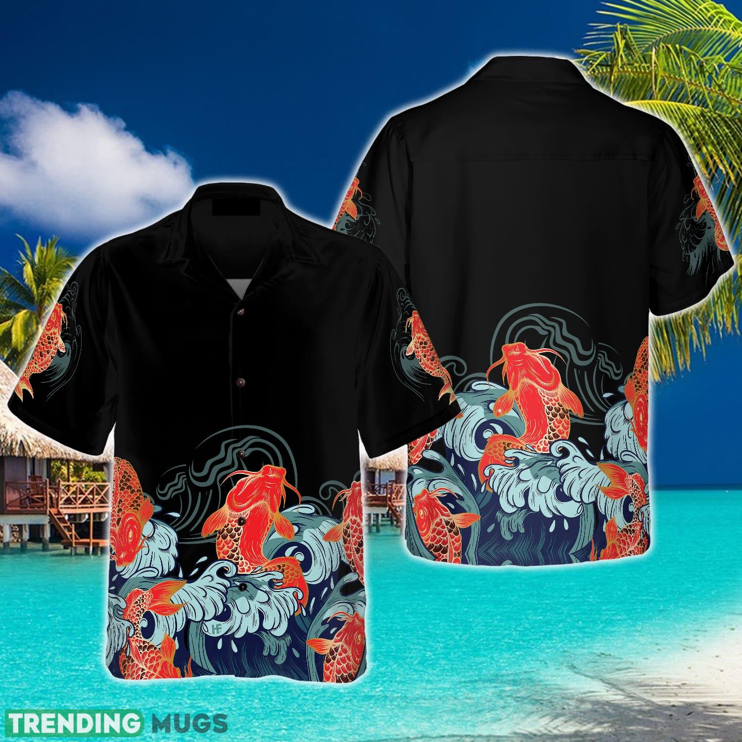 Golden Koi Fish Hawaiian Shirt Aloha Summer For Men And Women Gift - Golden Koi Fish Hawaiian Shirt_1 Golden Koi Fish Hawaiian Shirt Aloha Summer For Men And Women Gift - Golden Koi Fish Hawaiian Shirt_1