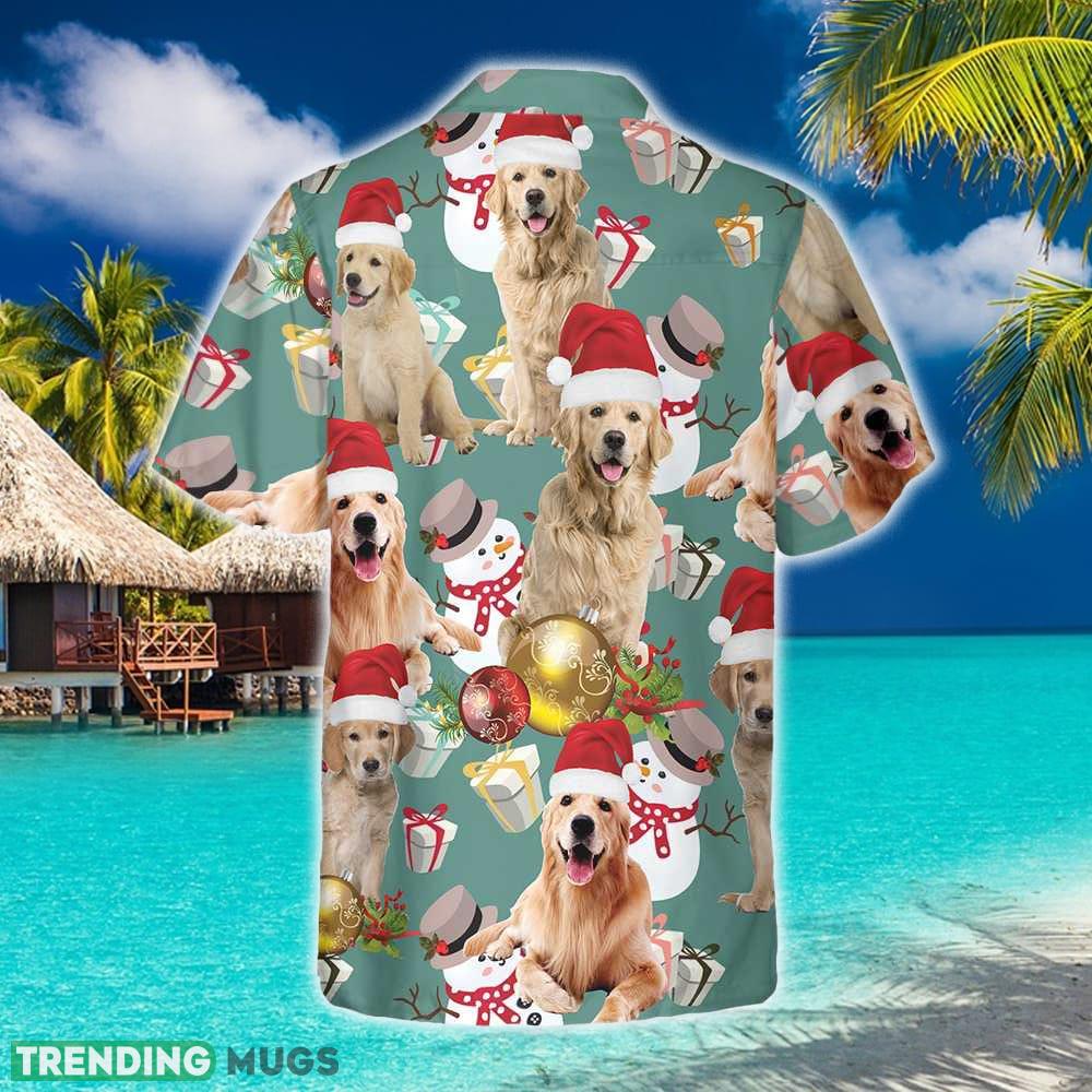Golden Retriever Celebrate Christmas Hawaiian Shirt Summer Beach Gift For Men And Women Hawaiian Shirt Golden Retriever Celebrate Christmas Hawaiian Shirt Summer Beach Gift For Men And Women Hawaiian Shirt