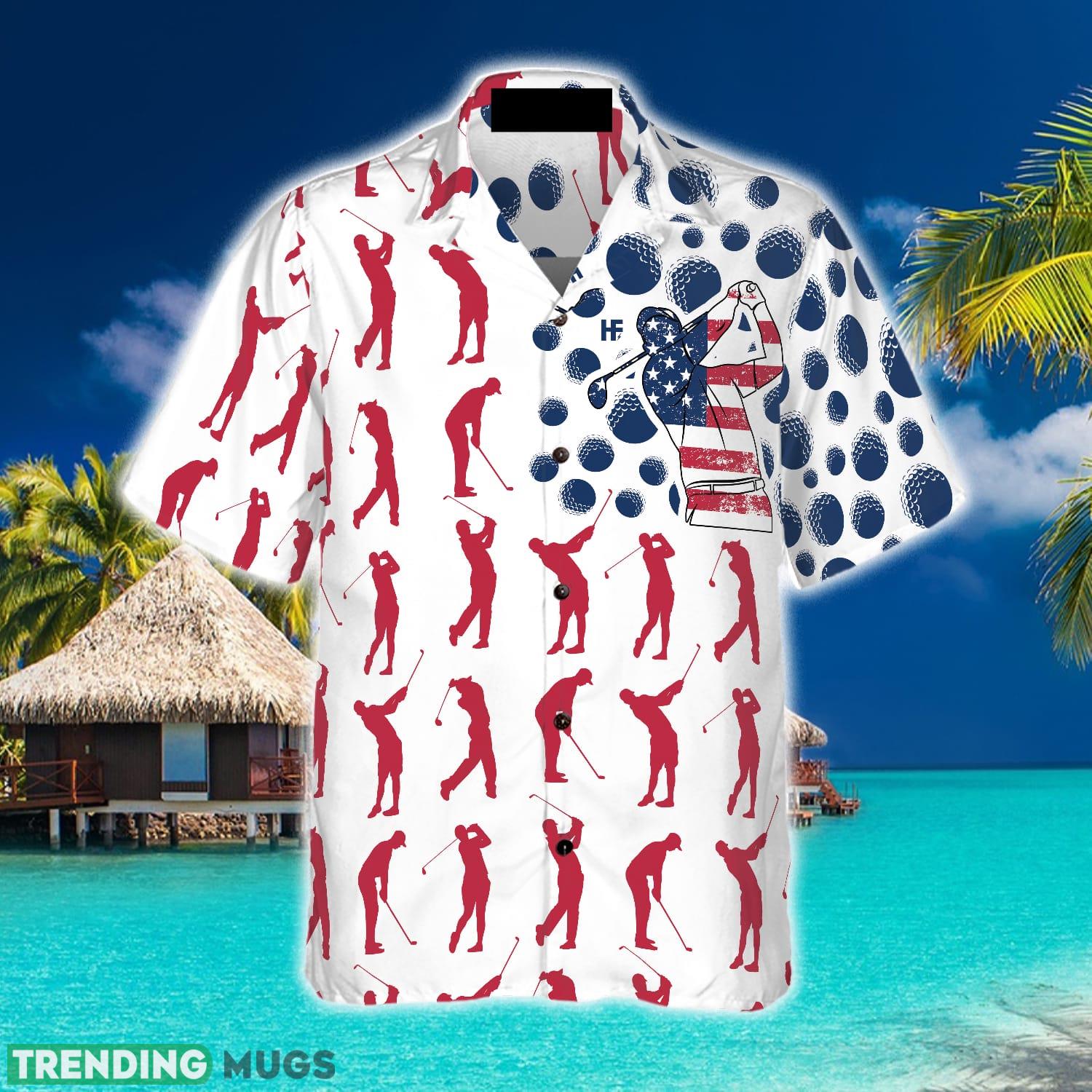 Golf American Flag Pose Hawaiian Shirt Aloha Summer For Men And Women Gift Hawaiian Shirt Golf American Flag Pose Hawaiian Shirt Aloha Summer For Men And Women Gift Hawaiian Shirt