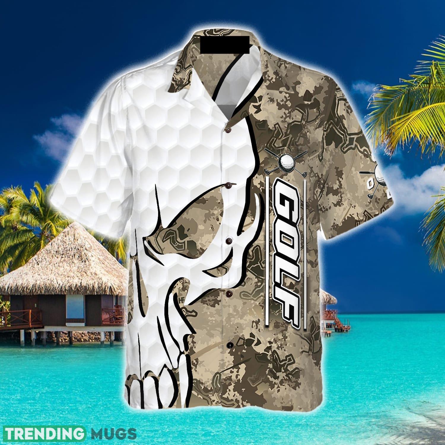 Golf And Skull Camo Pattern Hawaiian Shirt Aloha Summer For Men And Women Gift Hawaiian Shirt Golf And Skull Camo Pattern Hawaiian Shirt Aloha Summer For Men And Women Gift Hawaiian Shirt