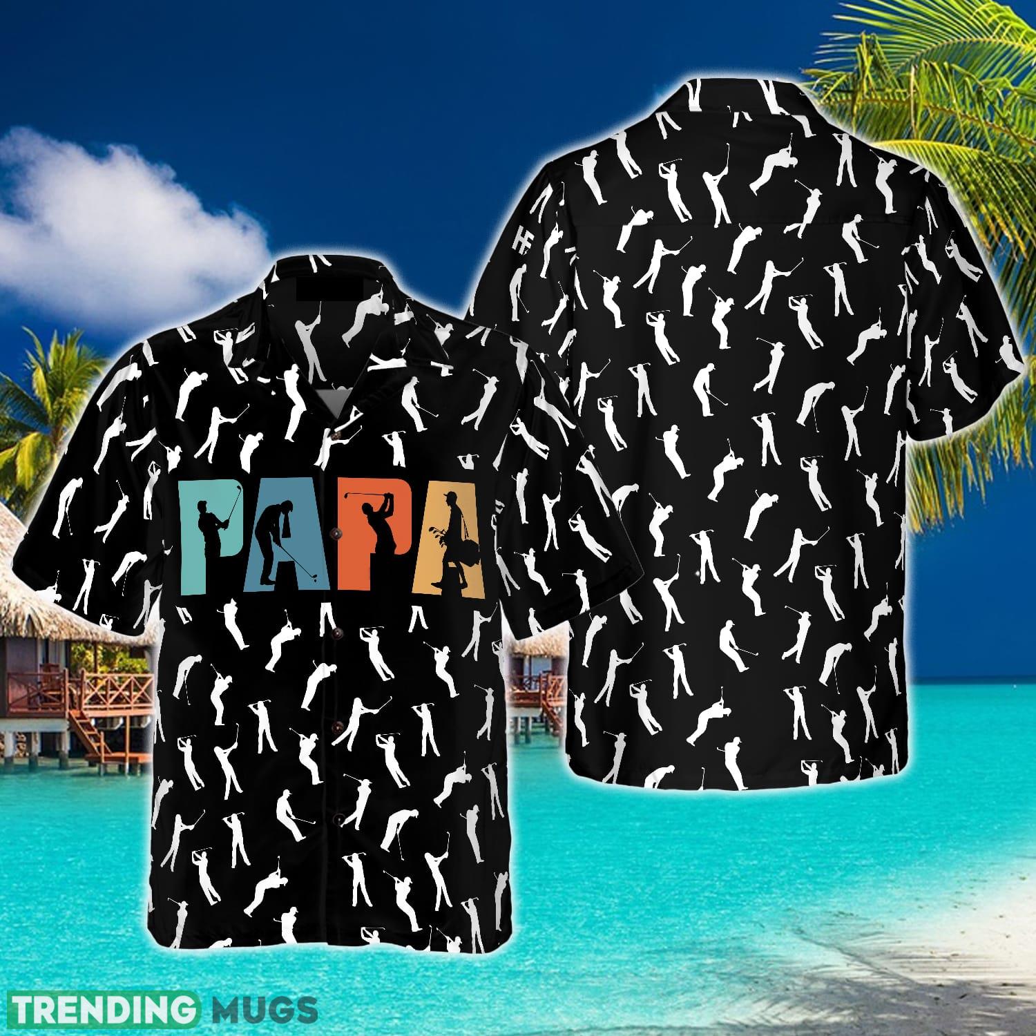 Golf Retro Golfing Papa 3D Hawaiian Shirt Beach Summer For Men And Women Gift - Golf Retro Golfing Papa Hawaiian Shirt_1 Golf Retro Golfing Papa 3D Hawaiian Shirt Beach Summer For Men And Women Gift - Golf Retro Golfing Papa Hawaiian Shirt_1