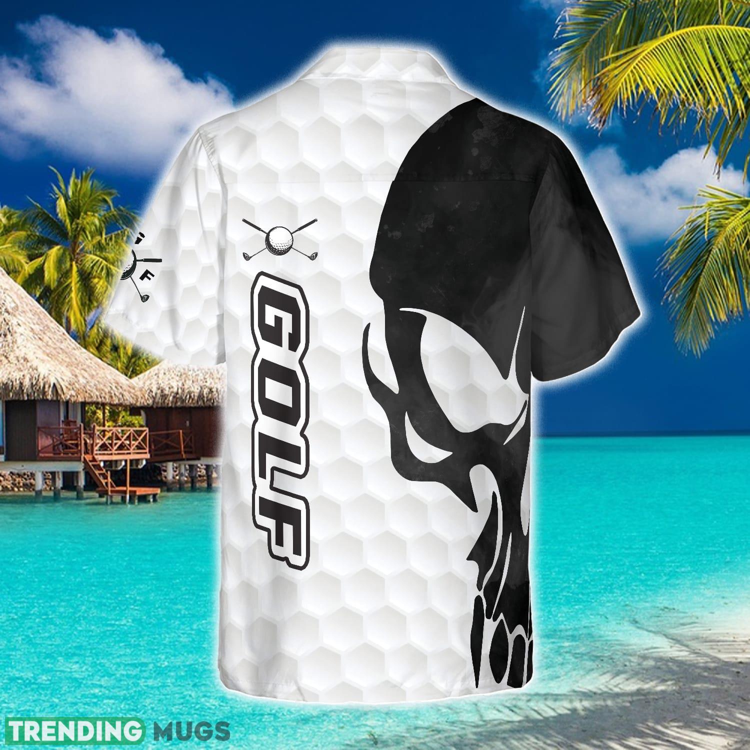 Golf Texture And Black Skull Hawaiian Shirt Summer Beach Gift For Men And Women Hawaiian Shirt Golf Texture And Black Skull Hawaiian Shirt Summer Beach Gift For Men And Women Hawaiian Shirt