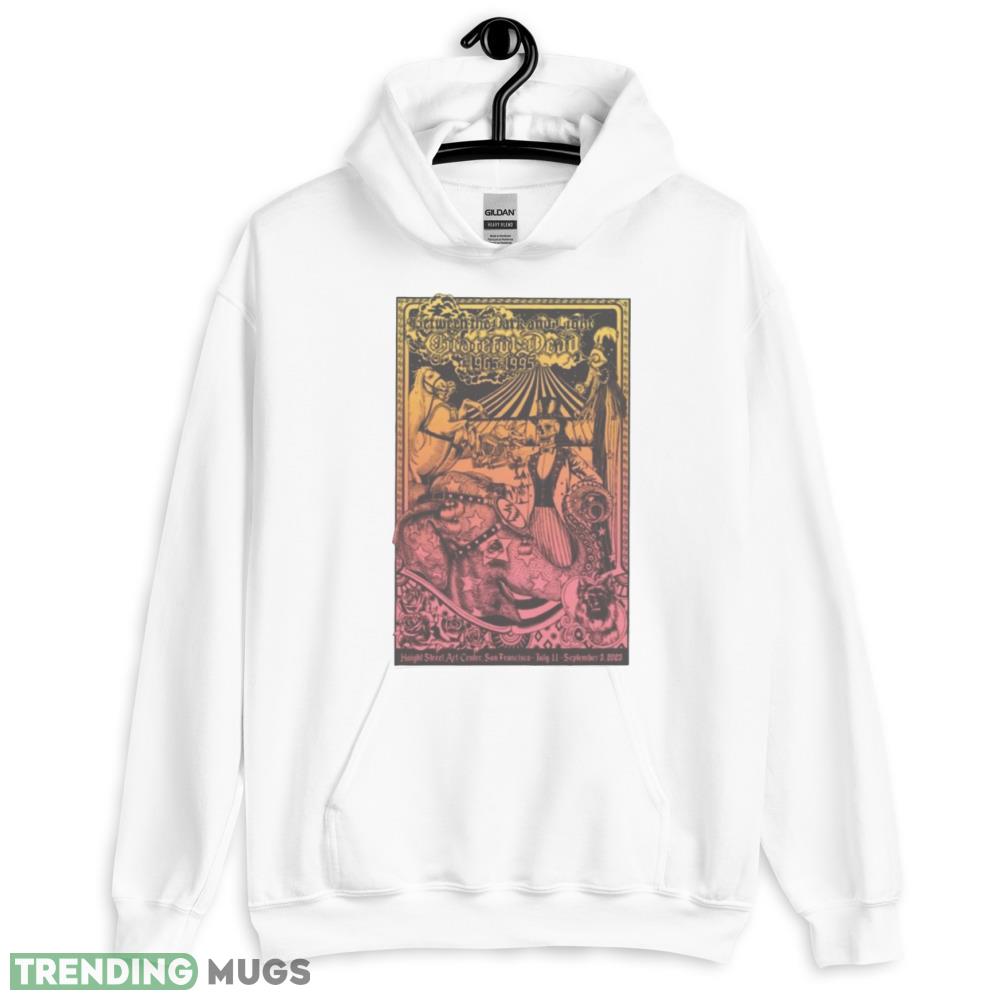Grateful Dead Haight Street Art Center San Francisco CA Jul 11 Sept 3 2023 Shirt - 18500 Unisex Heavy Blend Hooded Sweatshirt-1 Grateful Dead Haight Street Art Center San Francisco CA Jul 11 Sept 3 2023 Shirt - 18500 Unisex Heavy Blend Hooded Sweatshirt-1