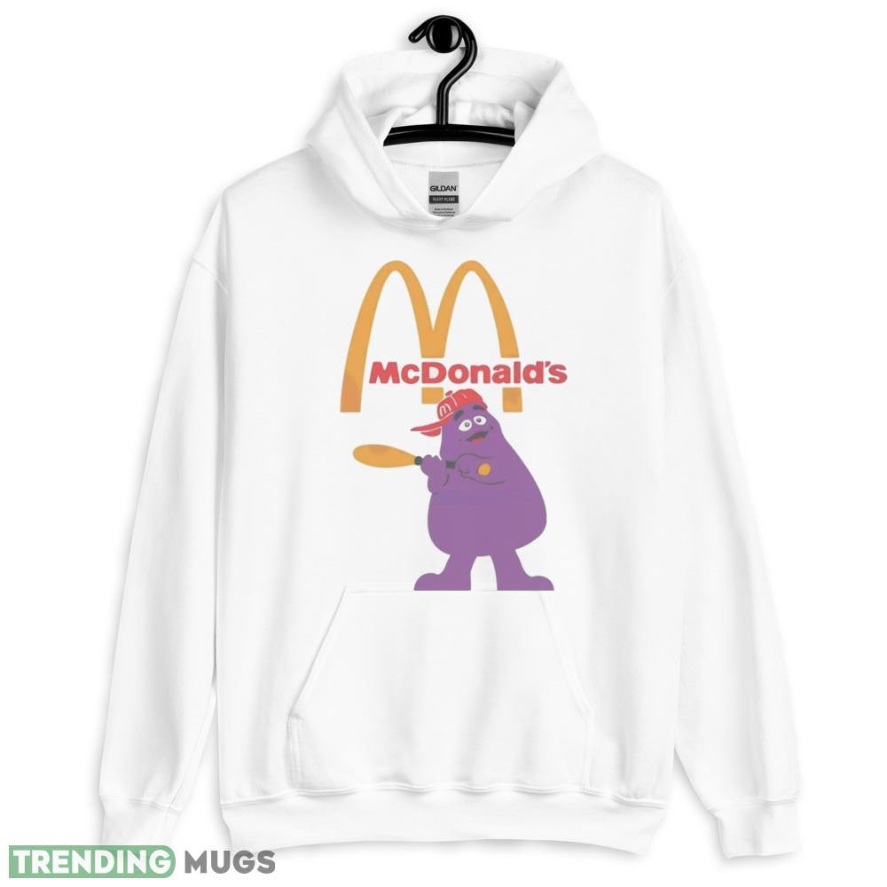 Grimace Birthday Mcdonalds Shirt - 18500 Unisex Heavy Blend Hooded Sweatshirt-1