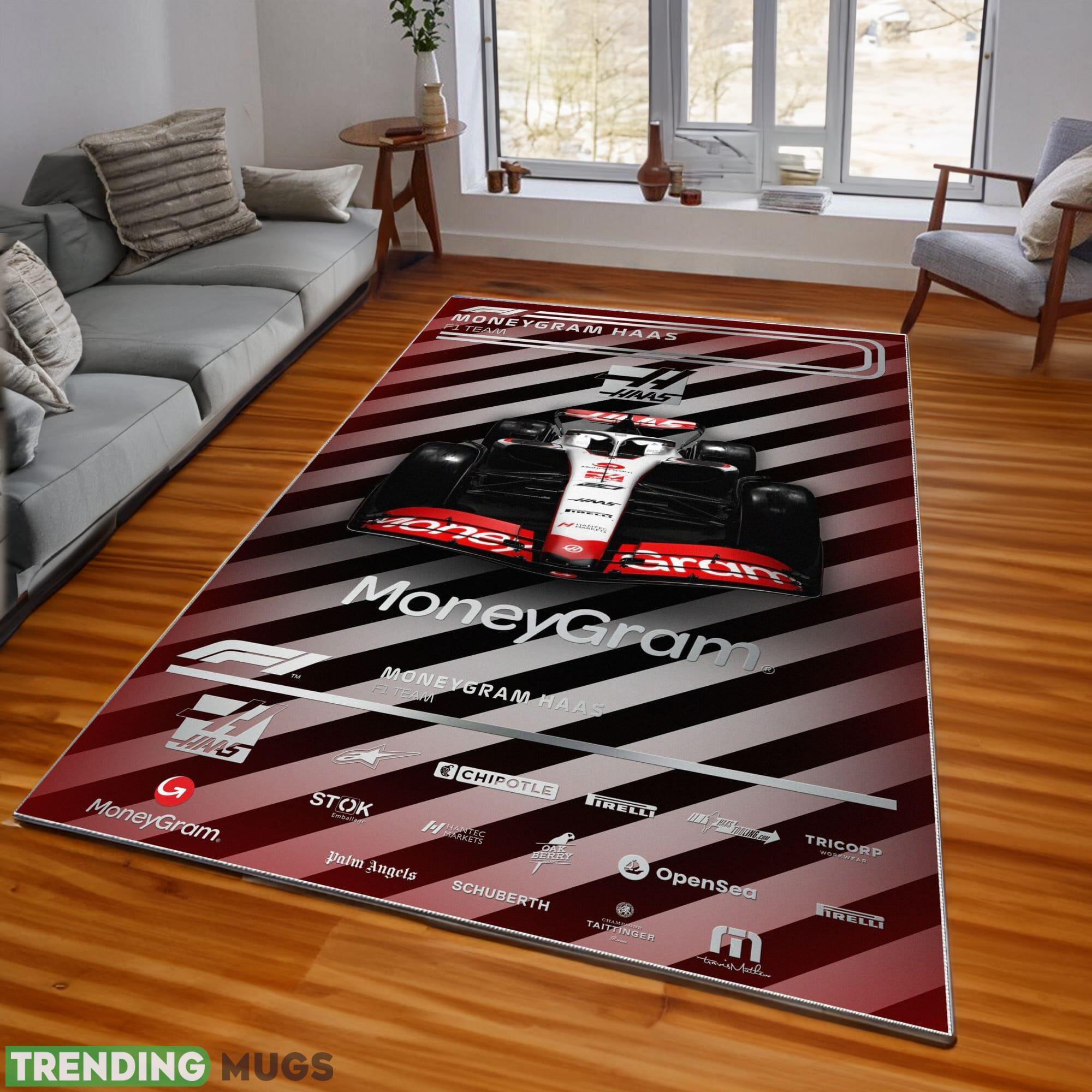 Haas F1 Team Racing Style 7 Area Rugs Living Room Indoor An Outdoor - Haas F1 Team Rugs_1 Haas F1 Team Racing Style 7 Area Rugs Living Room Indoor An Outdoor - Haas F1 Team Rugs_1