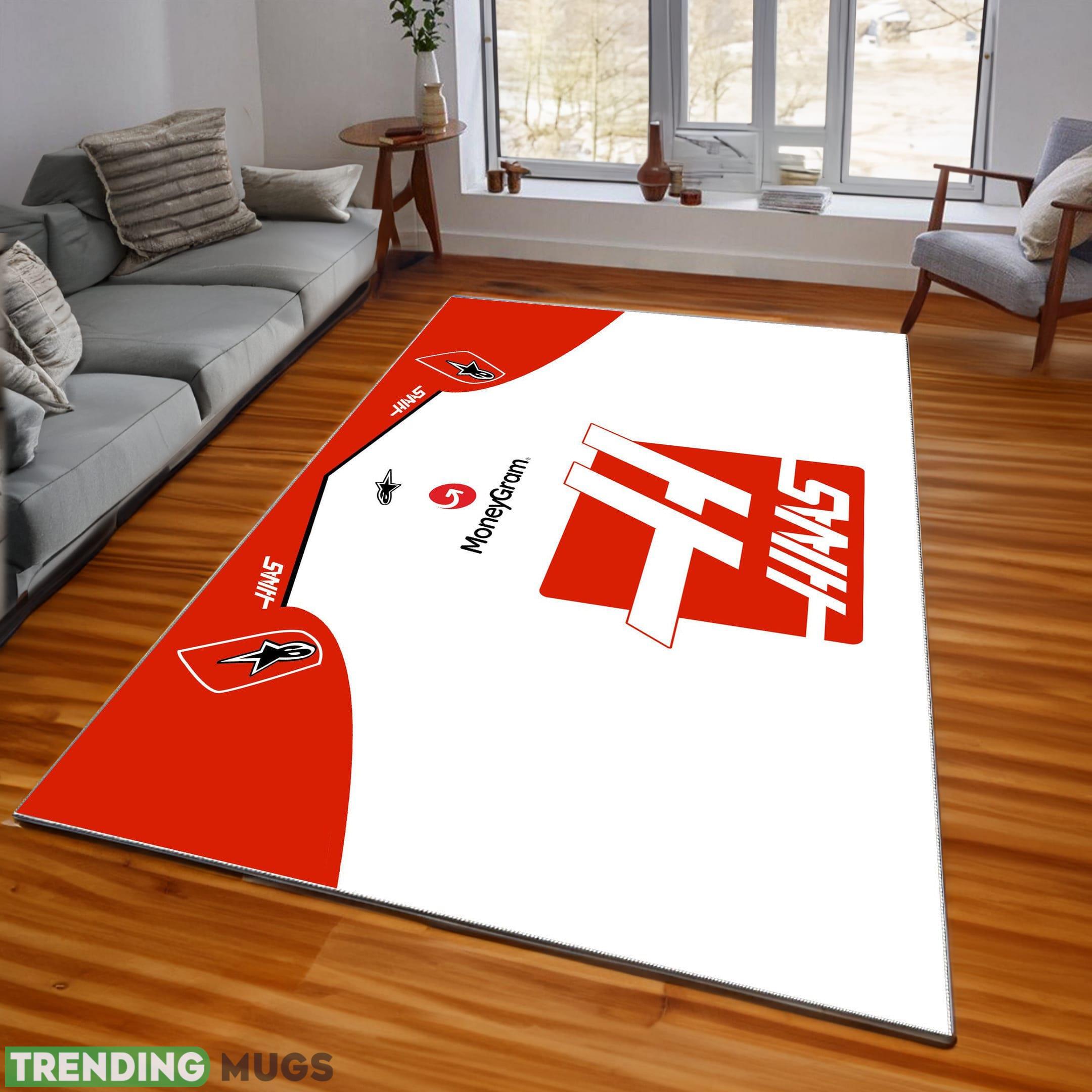 Haas F1 Team Racing Style 8 Area Rugs Living Room Indoor An Outdoor - Haas F1 Team Rugs_1 Haas F1 Team Racing Style 8 Area Rugs Living Room Indoor An Outdoor - Haas F1 Team Rugs_1