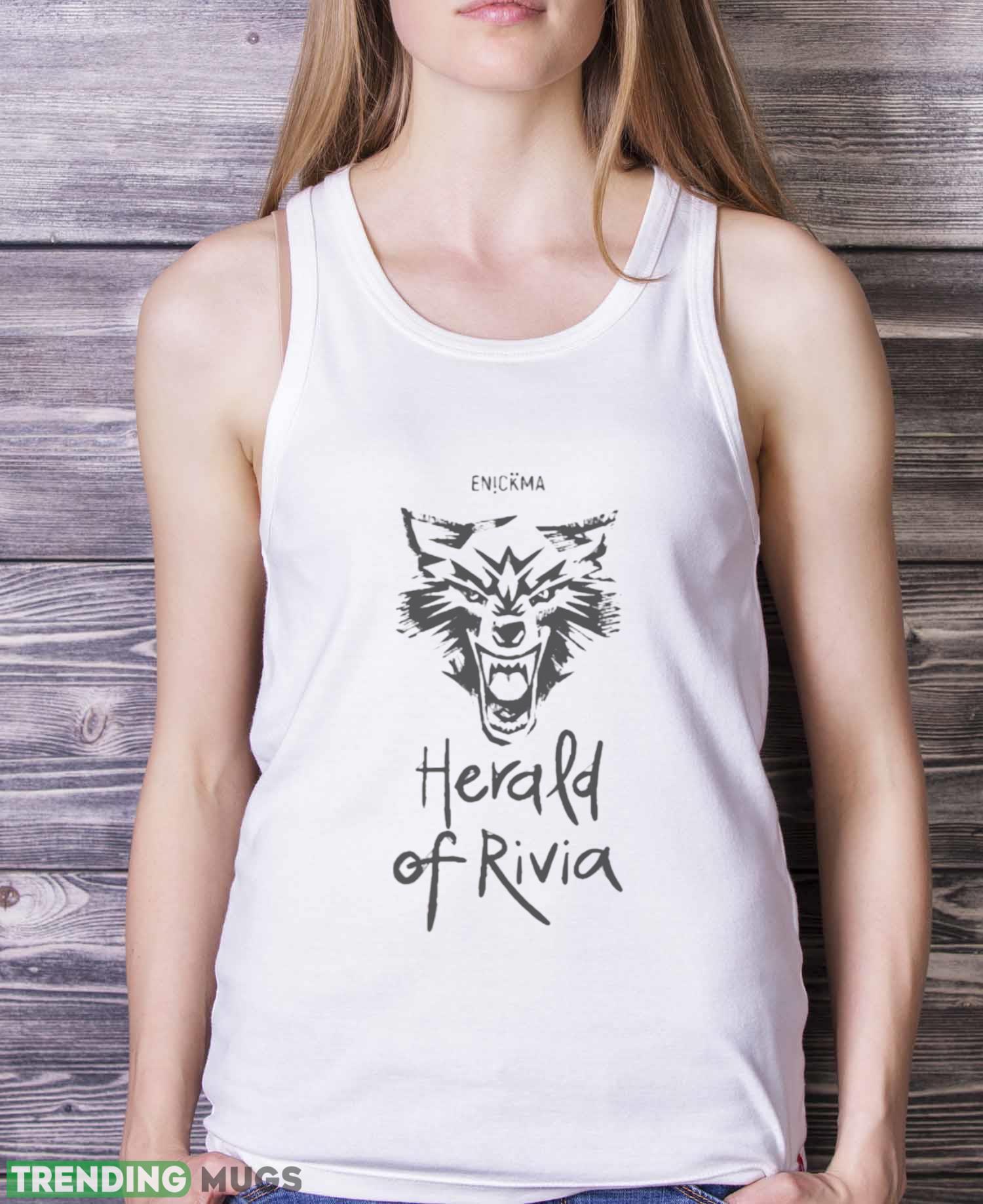 Herald Of Rivia The Witcher The Wolf shirt Light Shirt Herald Of Rivia The Witcher The Wolf shirt Light Shirt