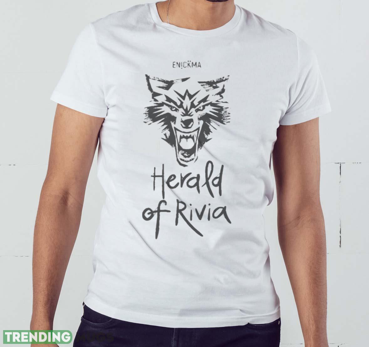 Herald Of Rivia The Witcher The Wolf shirt Light Shirt Herald Of Rivia The Witcher The Wolf shirt Light Shirt
