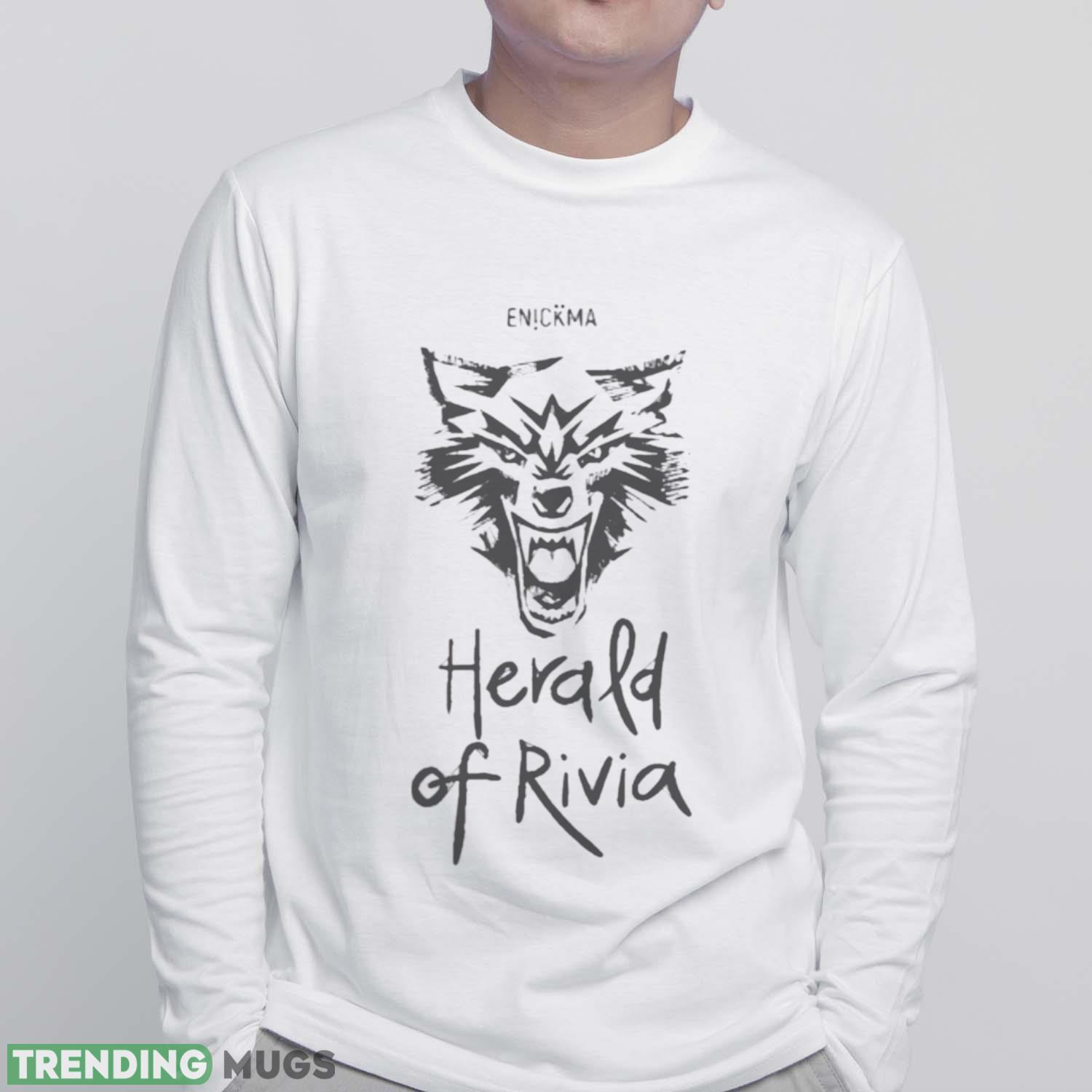 Herald Of Rivia The Witcher The Wolf shirt Light Shirt Herald Of Rivia The Witcher The Wolf shirt Light Shirt