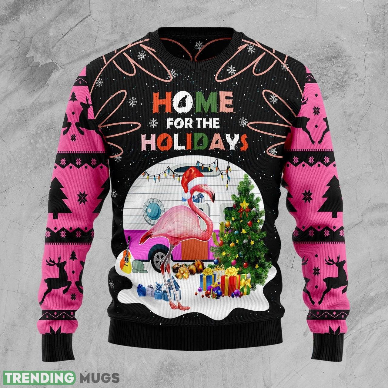 Home For The Holidays Flamingo Ugly Christmas Sweater Men And Women Gift For Christmas - Home For The Holidays Flamingo Ugly Christmas Sweater For Men & Women Adult US4858_1 Home For The Holidays Flamingo Ugly Christmas Sweater Men And Women Gift For Christmas - Home For The Holidays Flamingo Ugly Christmas Sweater For Men & Women Adult US4858_1