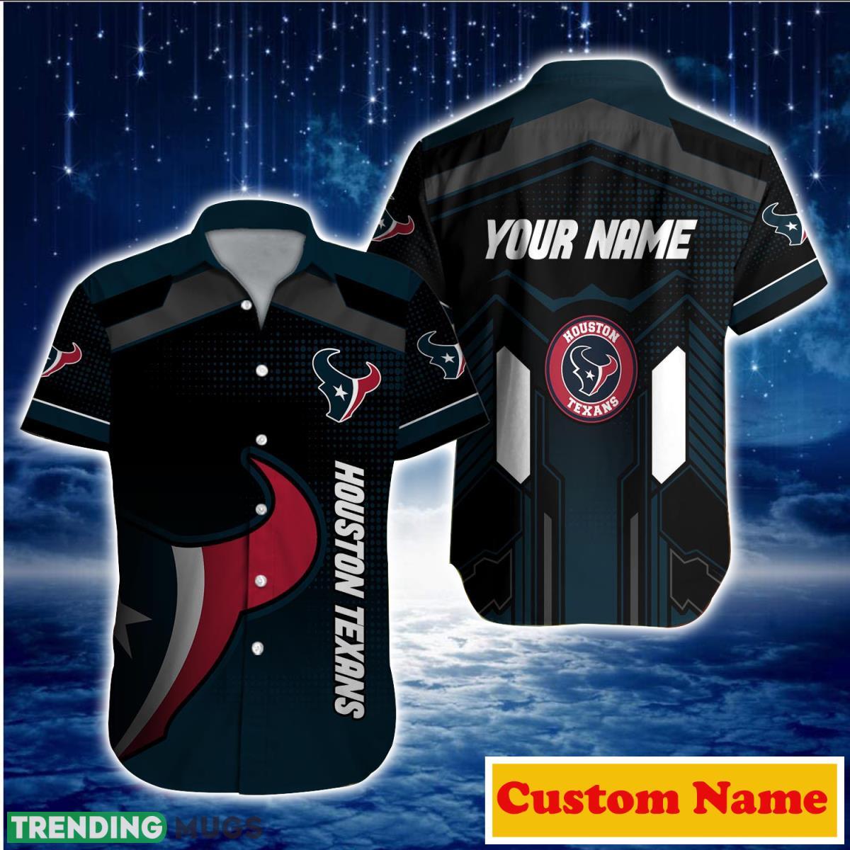 Houston Texans NFL Custom Name Hawaiian Shirt For Men And Women Special Gift For Fans Product Photo 1 Houston Texans NFL Custom Name Hawaiian Shirt For Men And Women Special Gift For Fans Product Photo 1