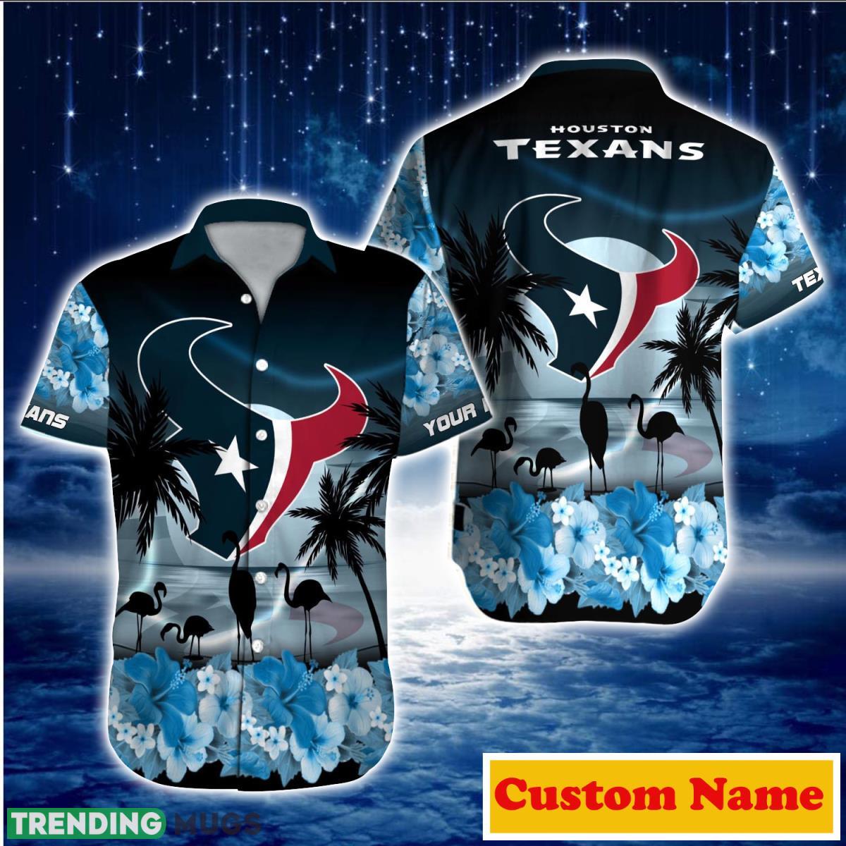 Houston Texans NFL Custom Name Hawaiian Shirt For Men And Women Style Gift For True Fans Product Photo 1