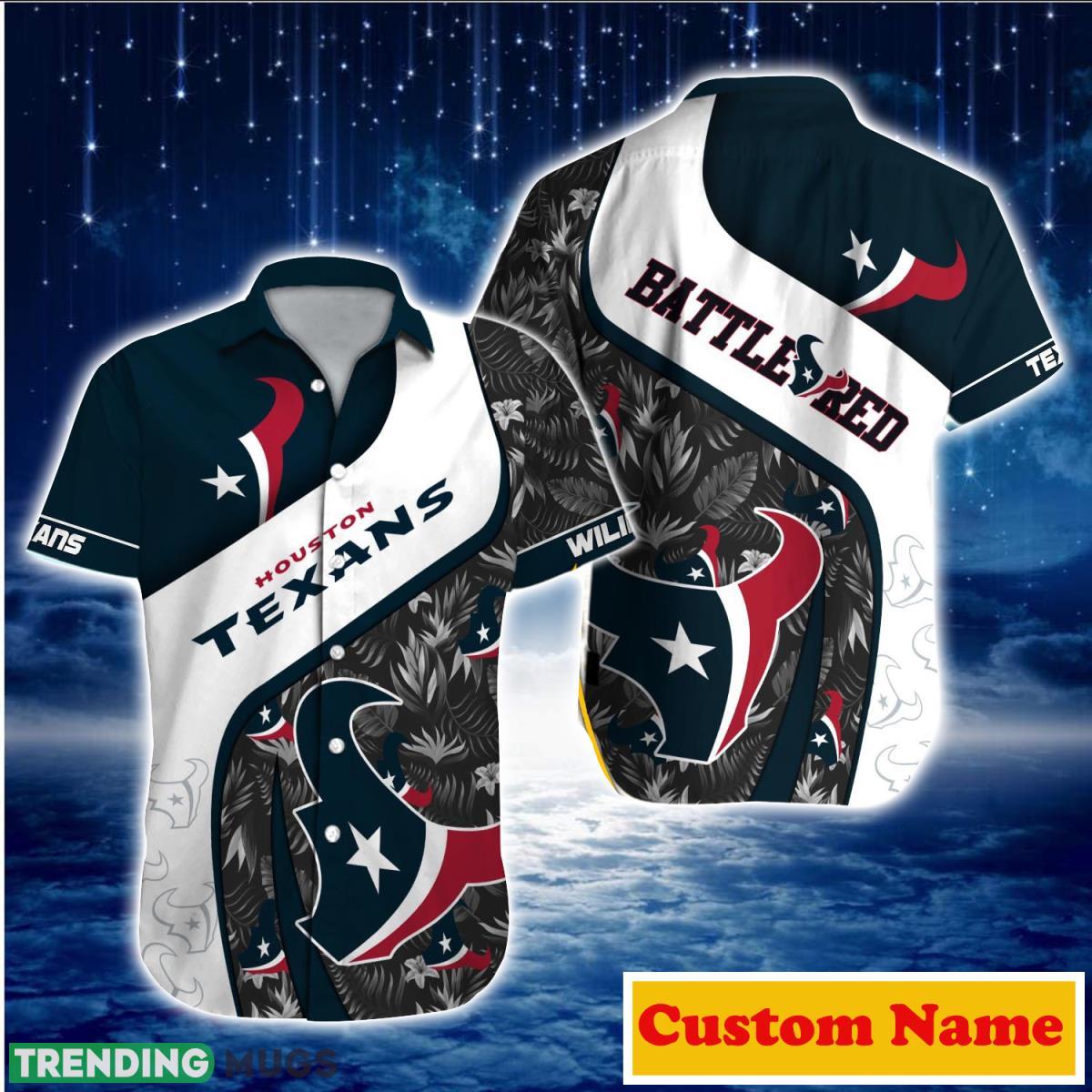 Houston Texans NFL Custom Name Hawaiian Shirt For Men And Women Unique Gift For True Fans Product Photo 1