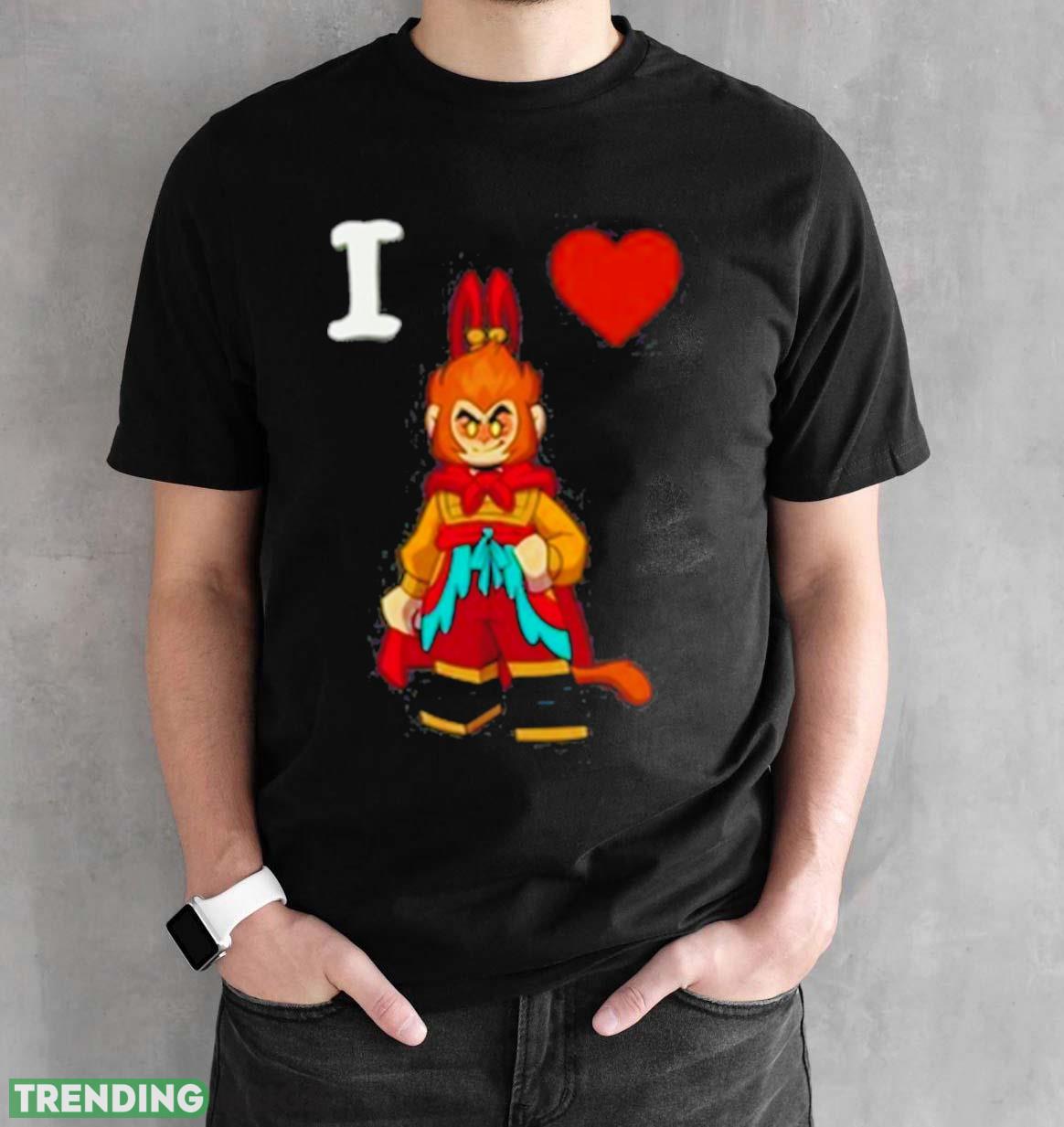 I Heart Monkey King T Shirt Dark Shirt I Heart Monkey King T Shirt Dark Shirt