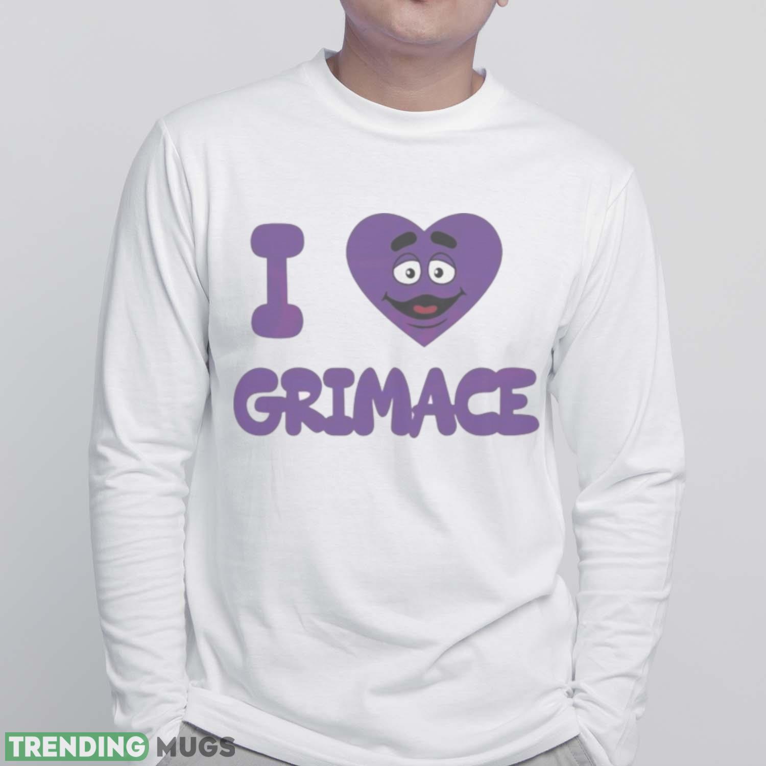 I Love Grimaces Mcdonald SVG Grimace Birthday Shirt Light Shirt I Love Grimaces Mcdonald SVG Grimace Birthday Shirt Light Shirt