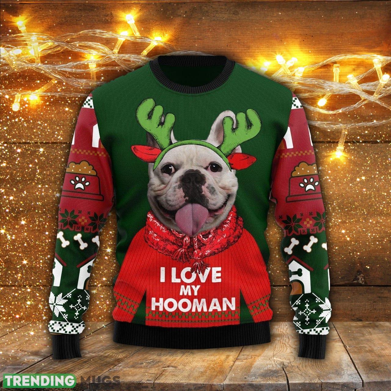 I Love My Hooman Dog Ugly Christmas Sweater Men And Women Gift For Christmas - I Love My Hooman Dog Ugly Christmas Sweater For Men & Women Adult US6068_1 I Love My Hooman Dog Ugly Christmas Sweater Men And Women Gift For Christmas - I Love My Hooman Dog Ugly Christmas Sweater For Men & Women Adult US6068_1