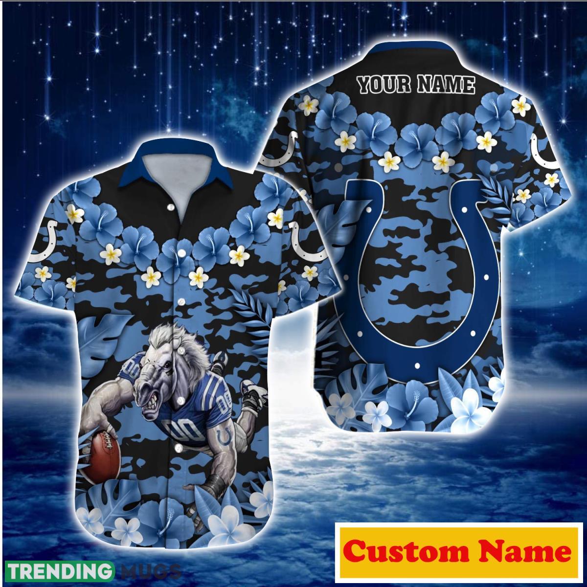 Indianapolis Colts NFL Custom Name Hawaiian Shirt For Men And Women Impressive Gift For Real Fans Product Photo 1