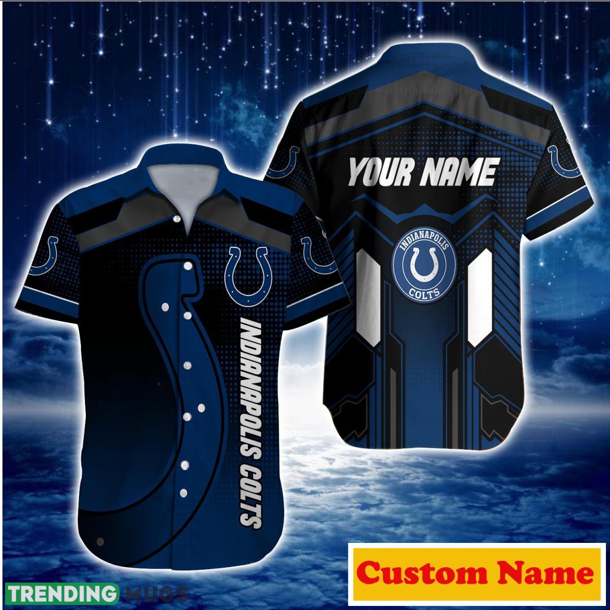 Indianapolis Colts NFL Custom Name Hawaiian Shirt For Men And Women Special Gift For Fans Product Photo 1