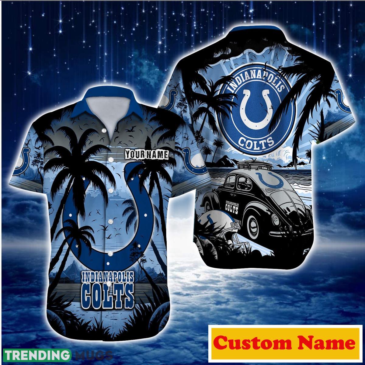 Indianapolis Colts NFL Custom Name Hawaiian Shirt For Men And Women Style Gift For Fans Product Photo 1