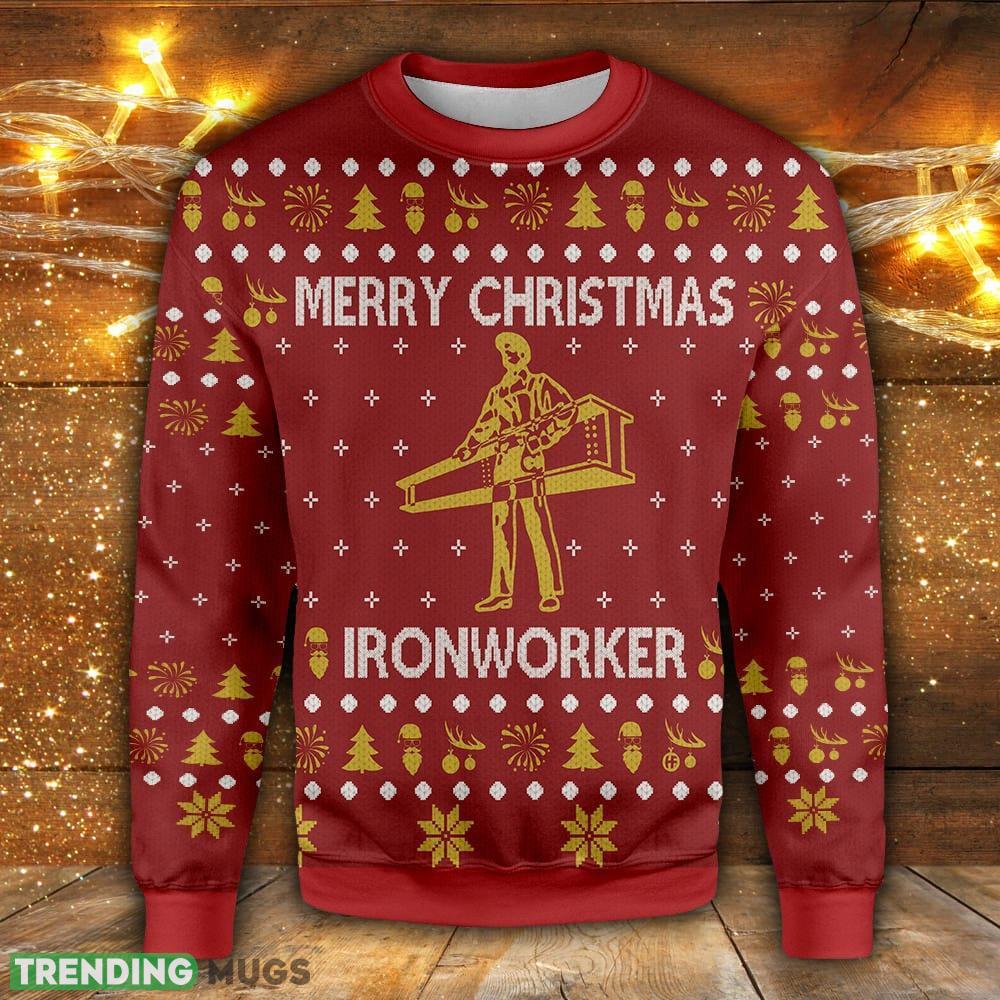 Ironworker Merry Christmas Ugly Christmas Sweater Men And Women Gift For Christmas - Ironworker Merry Christmas Ugly Christmas Sweater For Men & Women Adult US5471_1 Ironworker Merry Christmas Ugly Christmas Sweater Men And Women Gift For Christmas - Ironworker Merry Christmas Ugly Christmas Sweater For Men & Women Adult US5471_1