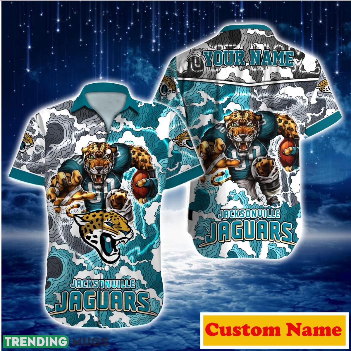 Jacksonville Jaguars NFL Custom Name Hawaiian Shirt For Men And Women Gift For True Fans Product Photo 1