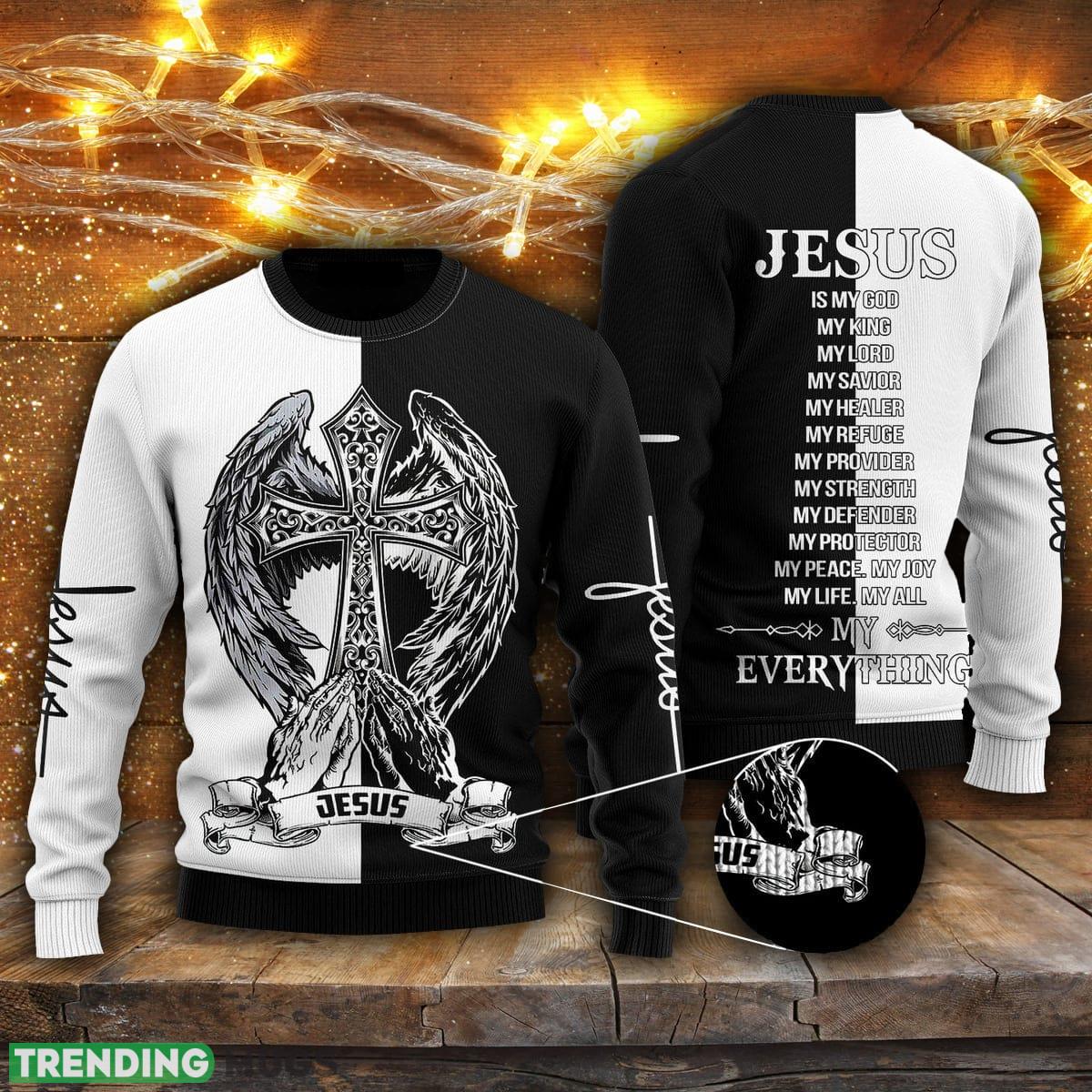 Jesus Easter Ugly Christmas Sweater Men And Women Gift For Christmas - Jesus Easter Ugly Christmas Sweater  For Men & Women  UH1070_1