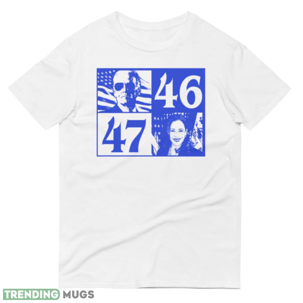 Joe Biden 46 Kamala Harris 47 Funny White T Shirt Light Shirt Joe Biden 46 Kamala Harris 47 Funny White T Shirt Light Shirt