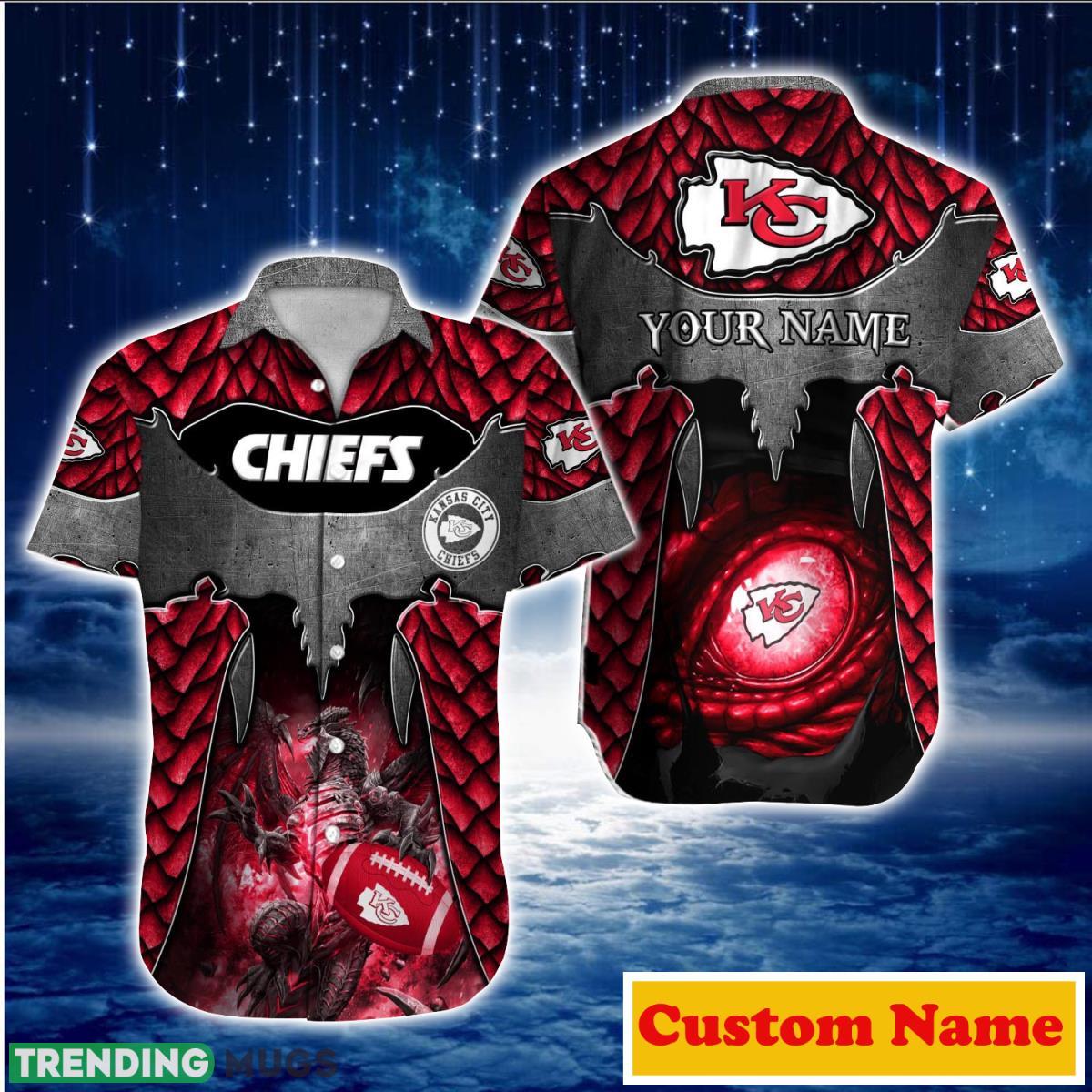 Kansas City Chiefs NFL Custom Name Hawaiian Shirt For Men And Women Best Gift For True Fans Product Photo 1