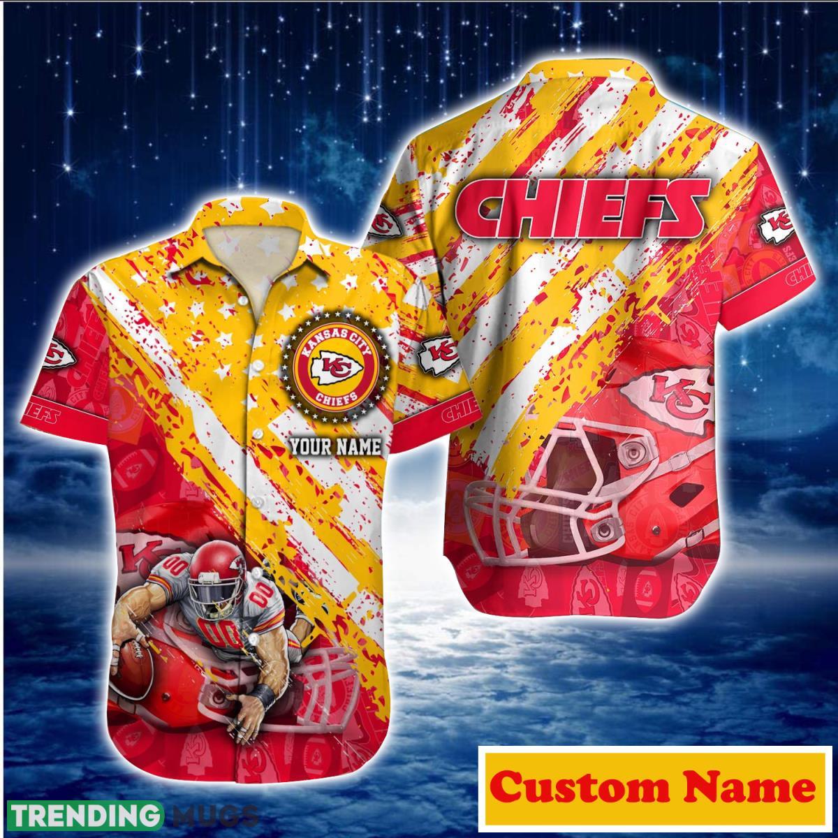 Kansas City Chiefs NFL Custom Name Hawaiian Shirt For Men And Women Impressive Gift For Fans Product Photo 1