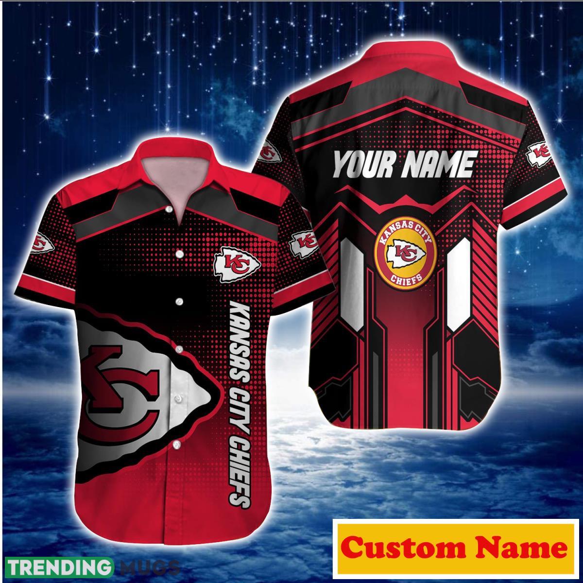 Kansas City Chiefs NFL Custom Name Hawaiian Shirt For Men And Women Special Gift For Fans Product Photo 1 Kansas City Chiefs NFL Custom Name Hawaiian Shirt For Men And Women Special Gift For Fans Product Photo 1