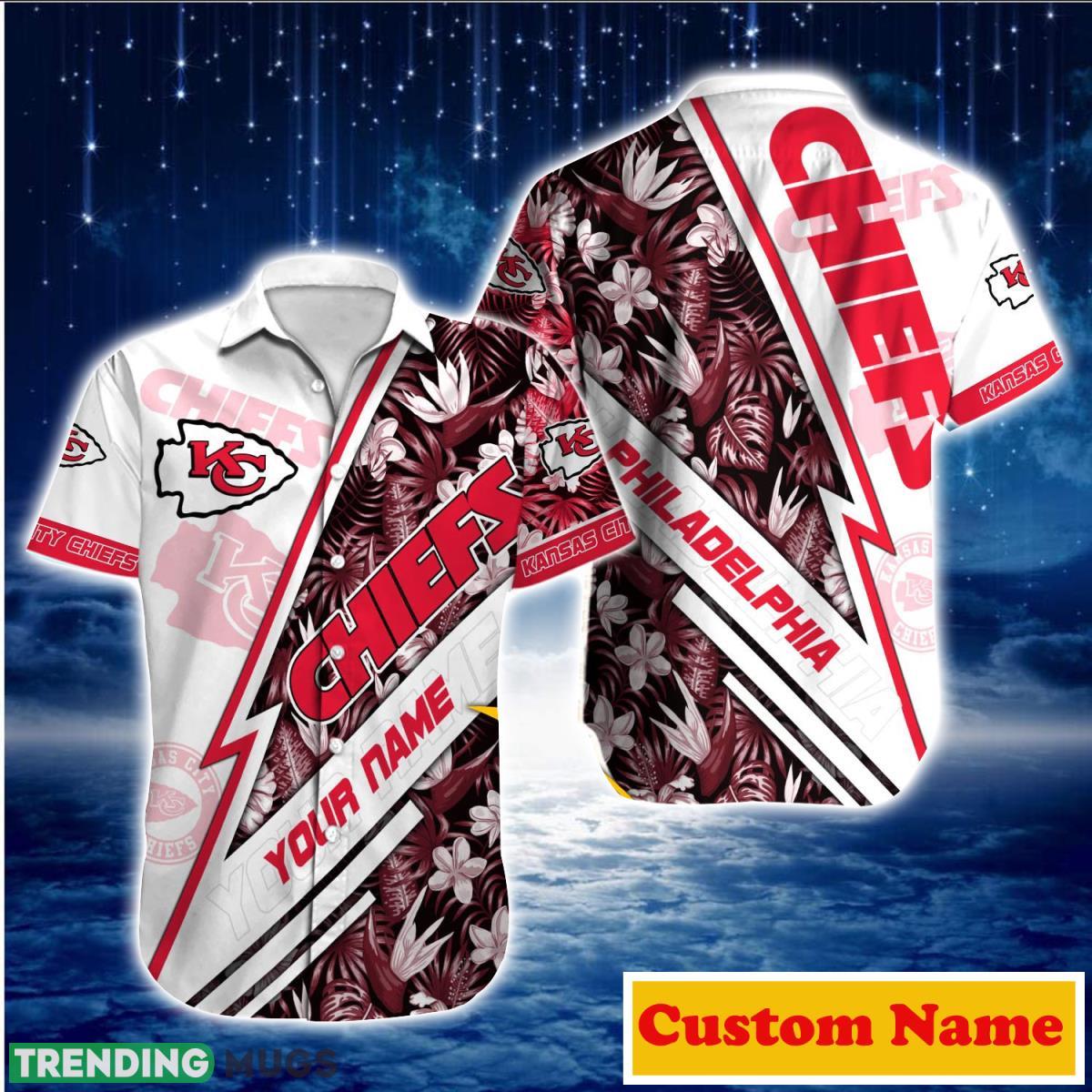 Kansas City Chiefs NFL Custom Name Hawaiian Shirt For Men Women Special Gift For Real Fans Product Photo 1 Kansas City Chiefs NFL Custom Name Hawaiian Shirt For Men Women Special Gift For Real Fans Product Photo 1
