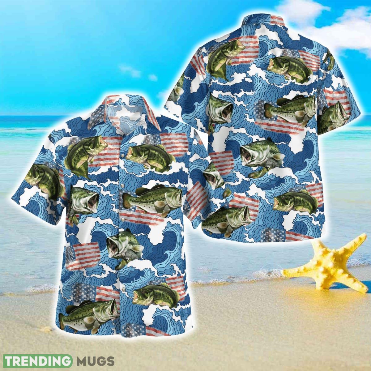 Largemouth Bass Flag Hawaiian Shirt Best Style For Men Women Product Photo 1