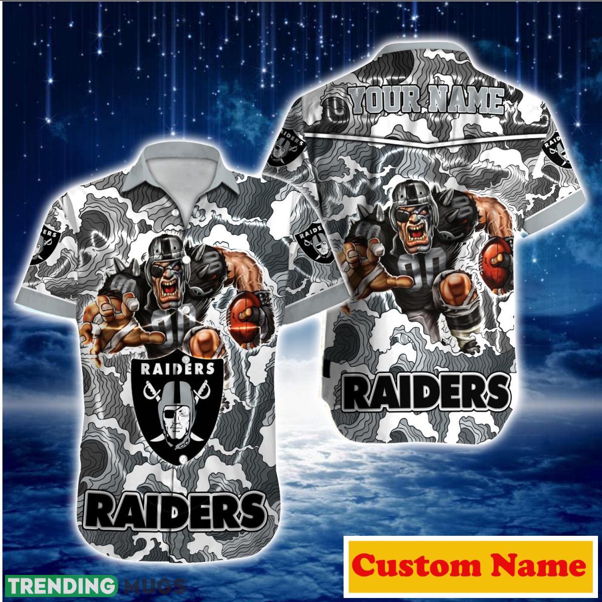Las Vegas Raiders NFL Custom Name Hawaiian Shirt For Men And Women Gift For True Fans Product Photo 1
