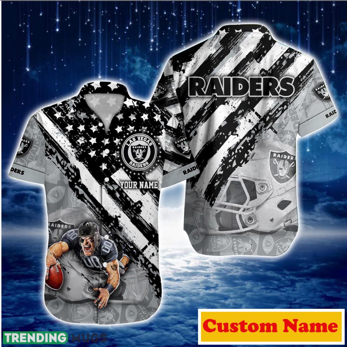 Las Vegas Raiders NFL Custom Name Hawaiian Shirt For Men And Women Impressive Gift For Fans Product Photo 1