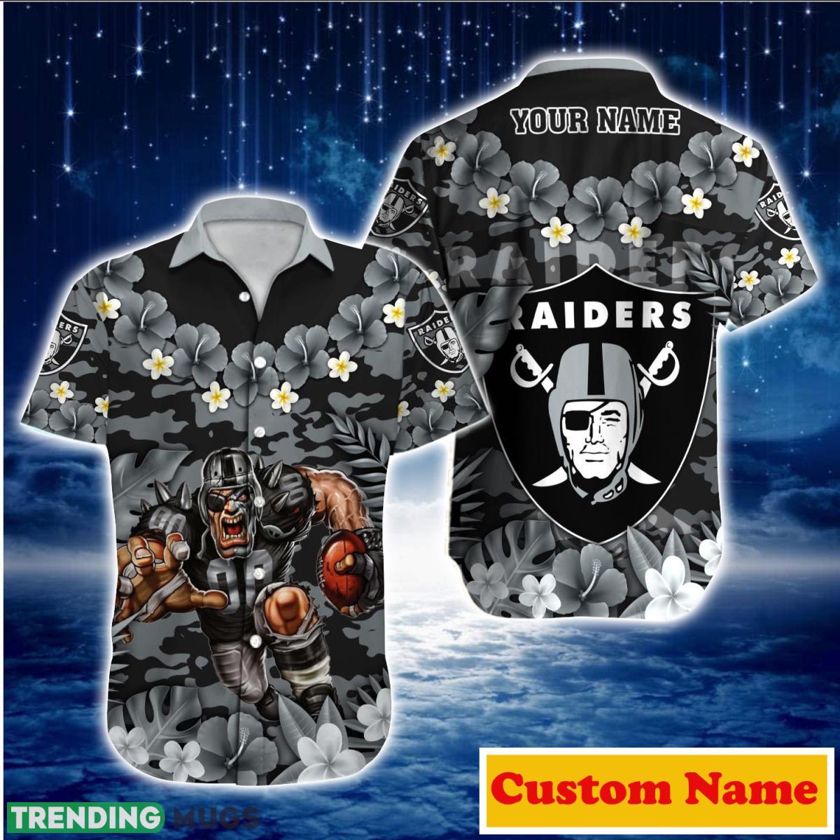 Las Vegas Raiders NFL Custom Name Hawaiian Shirt For Men And Women Impressive Gift For Real Fans Product Photo 1