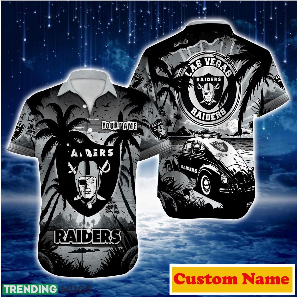 Las Vegas Raiders NFL Custom Name Hawaiian Shirt For Men And Women Style Gift For Fans Product Photo 1