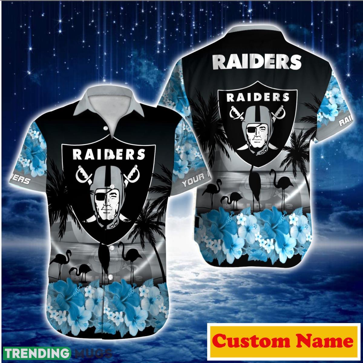 Las Vegas Raiders NFL Custom Name Hawaiian Shirt For Men And Women Style Gift For True Fans Product Photo 1