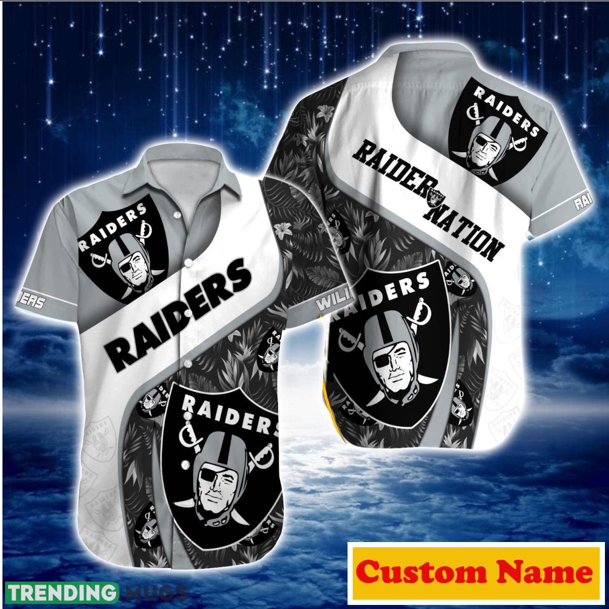 Las Vegas Raiders NFL Custom Name Hawaiian Shirt For Men And Women Unique Gift For True Fans Product Photo 1
