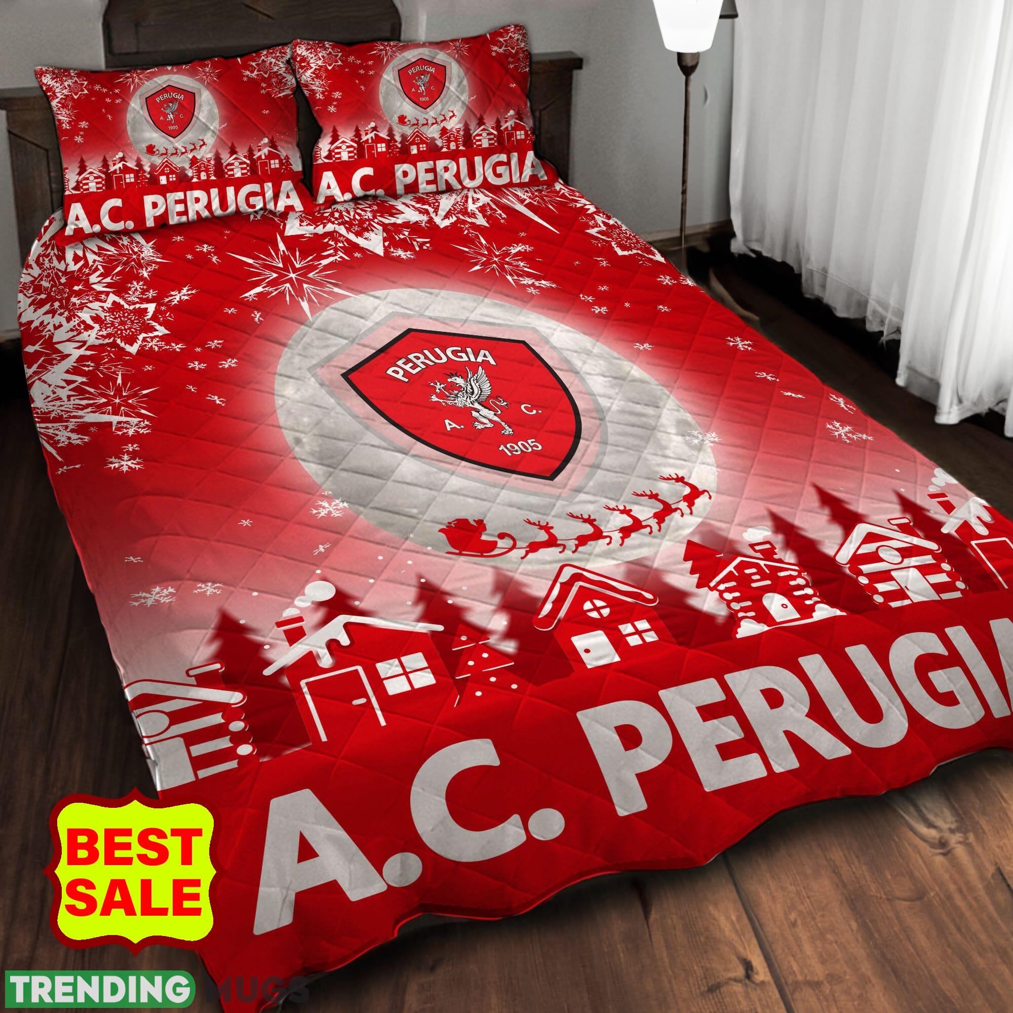 Lege Serie A AC Perugia For Fans Christmas Quilt Sets Full Size Quilt Set Lege Serie A AC Perugia For Fans Christmas Quilt Sets Full Size Quilt Set