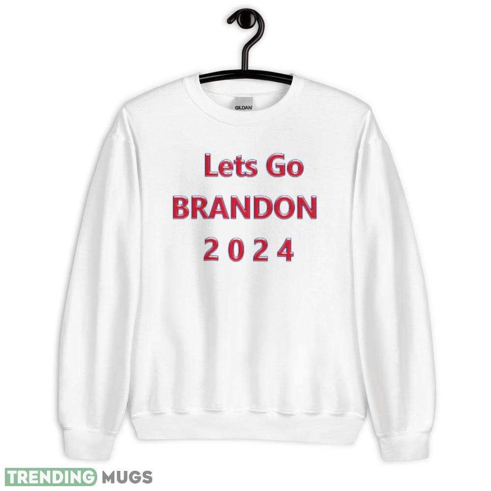 Lets Go BRANDON 2024 Funny White T Shirt - 18000 Unisex Heavy Blend Crewneck Sweatshirt Lets Go BRANDON 2024 Funny White T Shirt - 18000 Unisex Heavy Blend Crewneck Sweatshirt