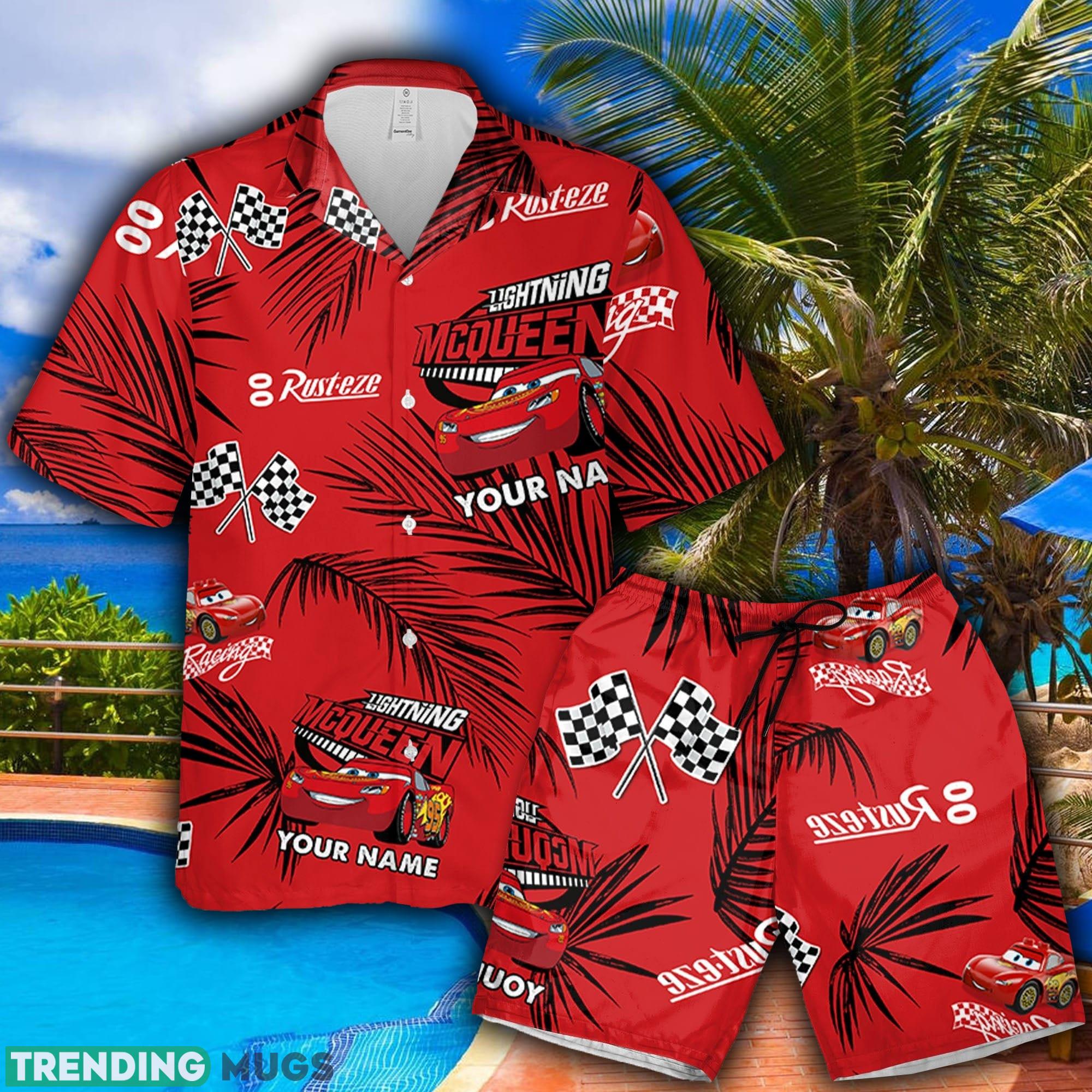 Lightning Mcqueen speed Red Dark Hawaiian Shirt And Short Palm Leaves Custom Name Summer Gift For Men And Women - Lightning Mcqueen speed Red Dark Hawaiian Shirt Palm Leaves Custom Name Summer Beach Gift For Men And Women Lightning Mcqueen speed Red Dark Hawaiian Shirt And Short Palm Leaves Custom Name Summer Gift For Men And Women - Lightning Mcqueen speed Red Dark Hawaiian Shirt Palm Leaves Custom Name Summer Beach Gift For Men And Women