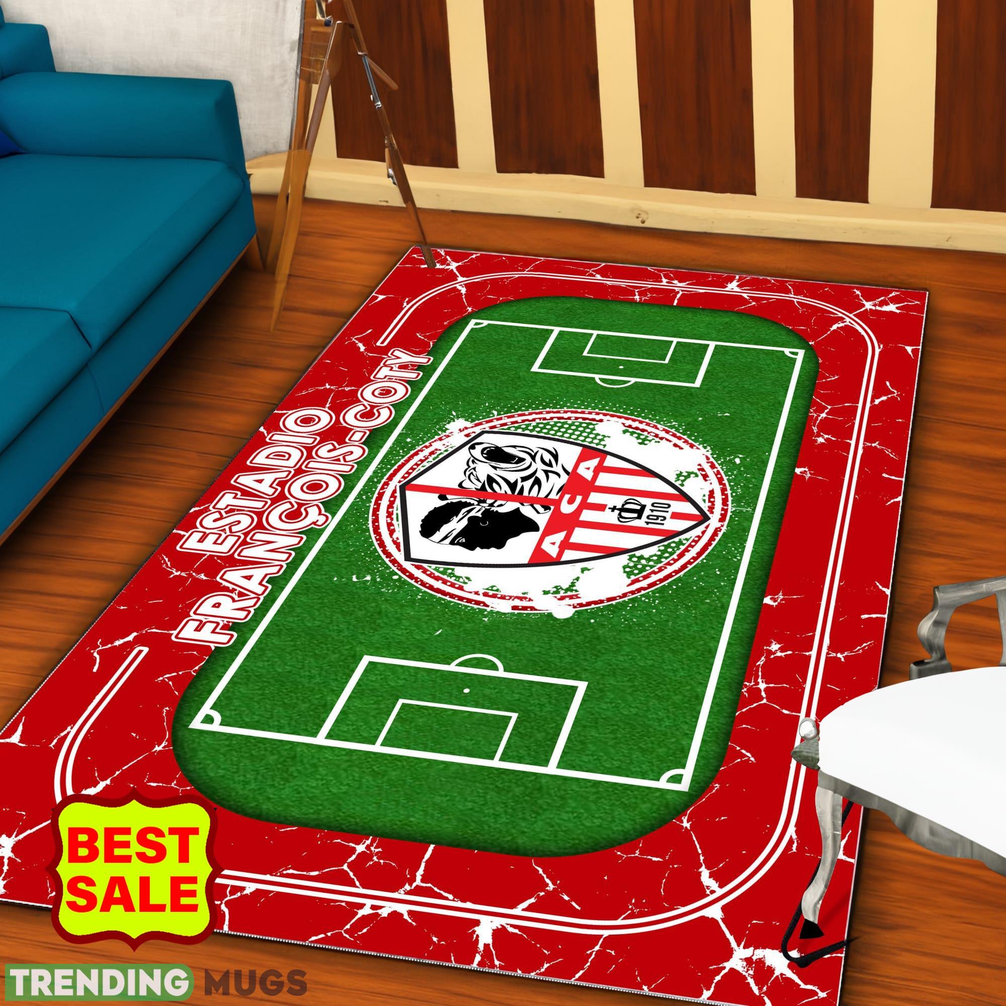 Ligue 1 AC Ajaccio Logo For Fans Area Rugs Living Room Indoor And Outdoor Rugs Ligue 1 AC Ajaccio Logo For Fans Area Rugs Living Room Indoor And Outdoor Rugs