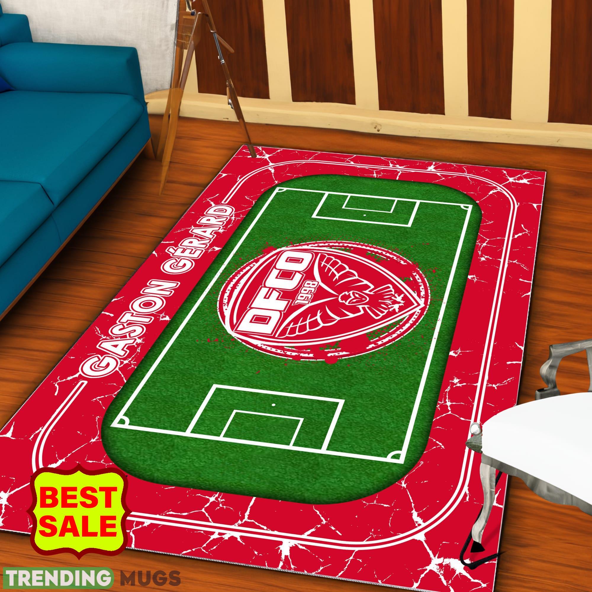 Ligue 1 Dijon FCO Logo For Fans Area Rugs Living Room Indoor And Outdoor Rugs Ligue 1 Dijon FCO Logo For Fans Area Rugs Living Room Indoor And Outdoor Rugs