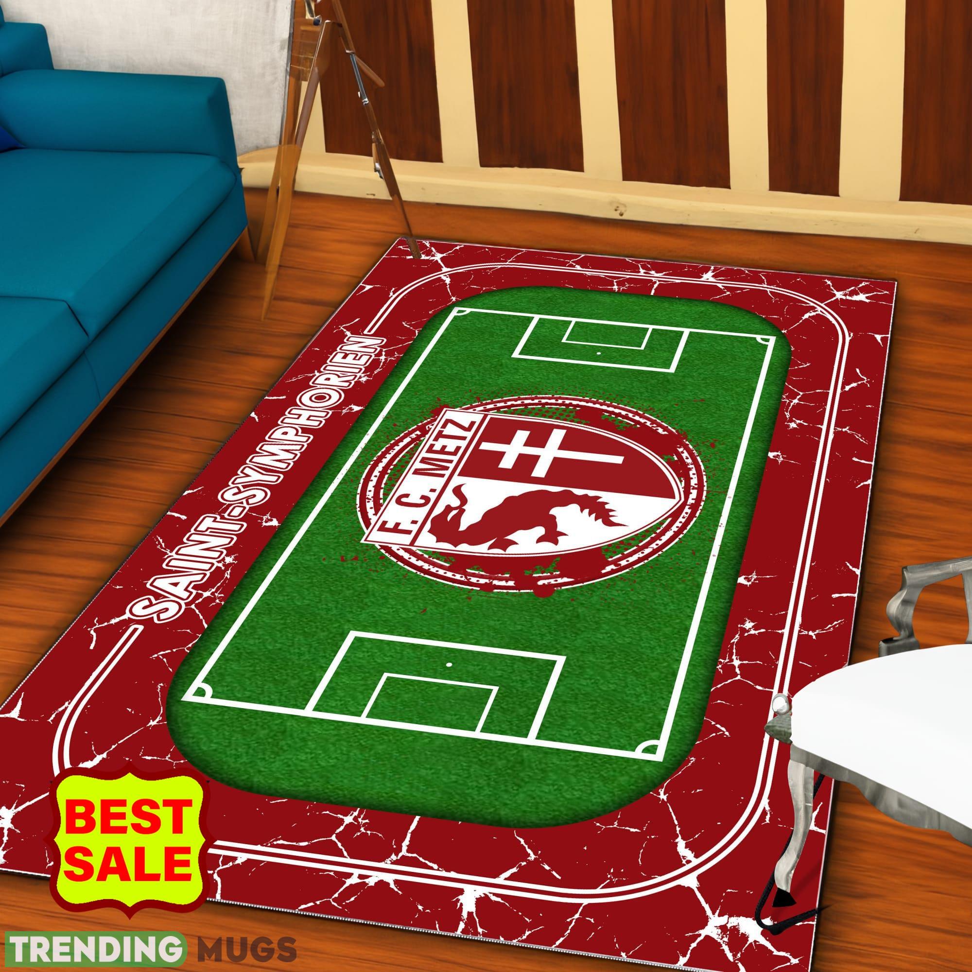 Ligue 1 FC Metz Logo For Fans Area Rugs Living Room Indoor And Outdoor Rugs Ligue 1 FC Metz Logo For Fans Area Rugs Living Room Indoor And Outdoor Rugs